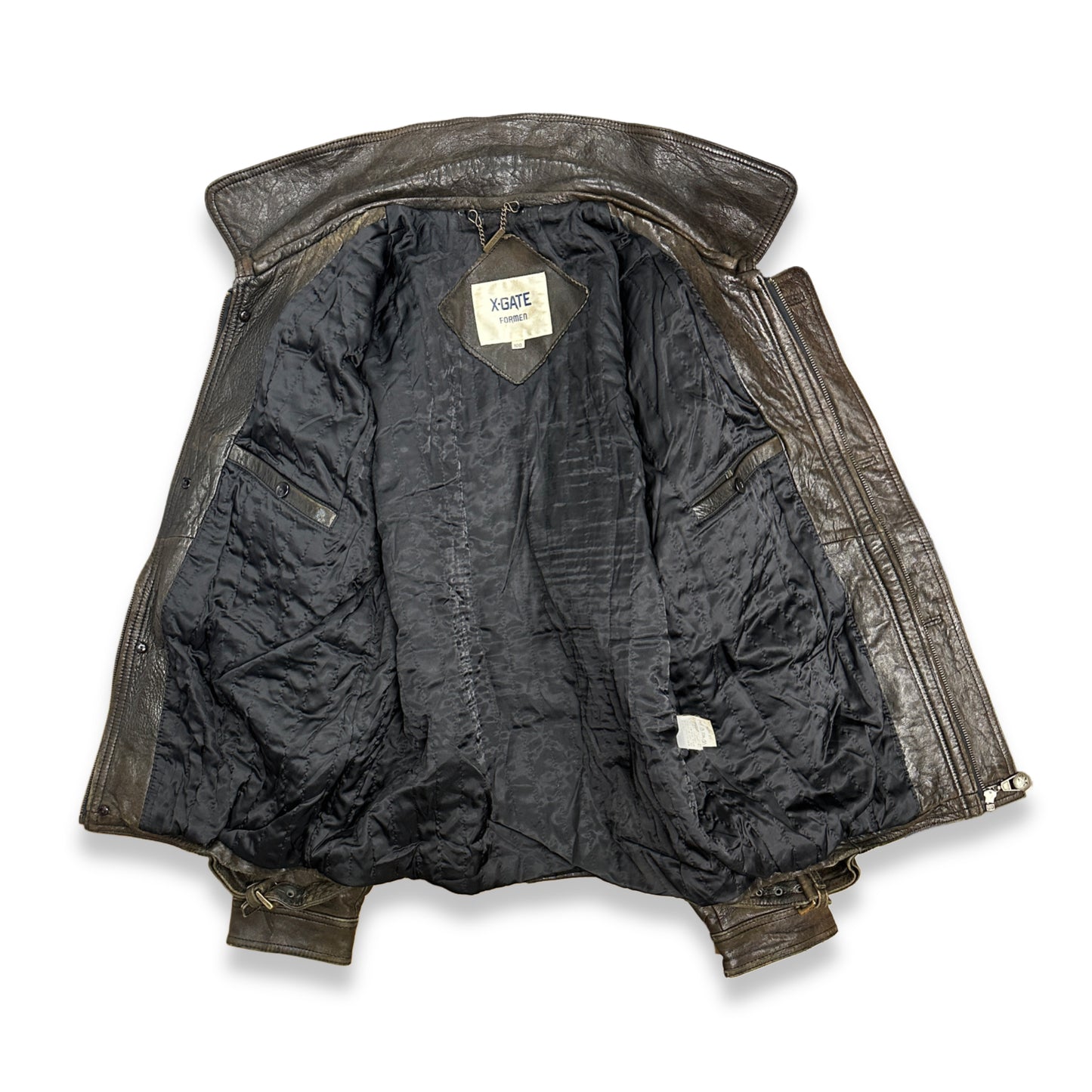 [100] 90s Harley Owners Group Leather Jacket