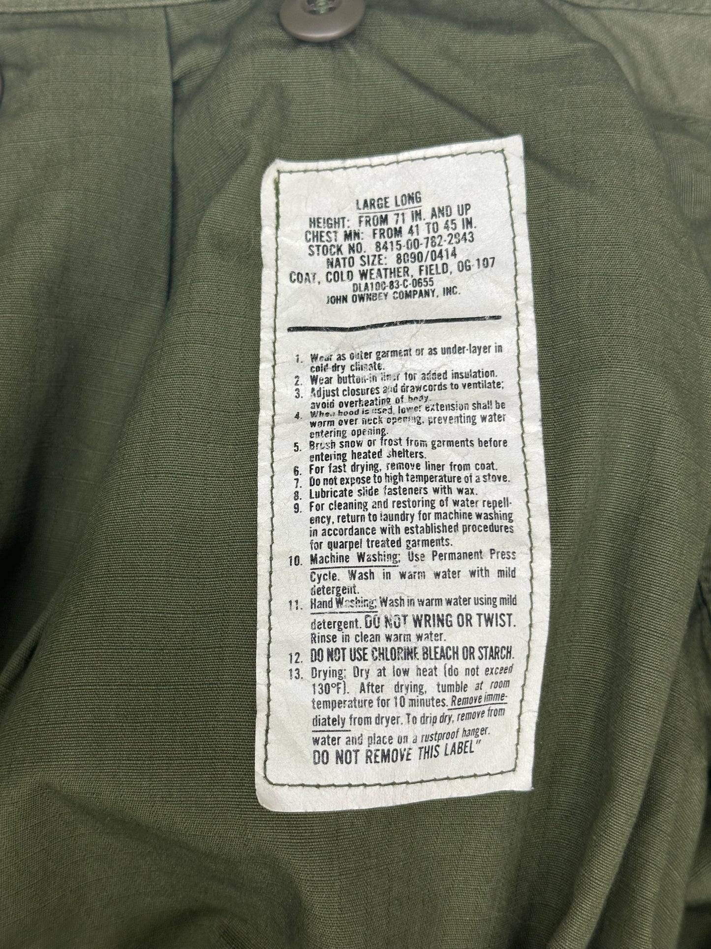 [L-L] 80s Og-107 Field jacket