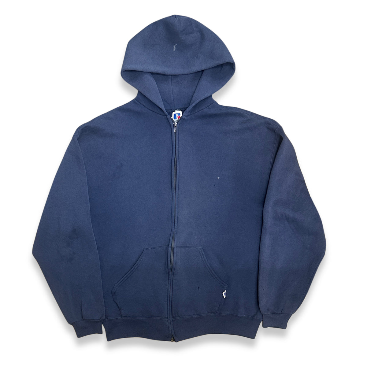 [L] 90s Russell Navy Hood Zip-up