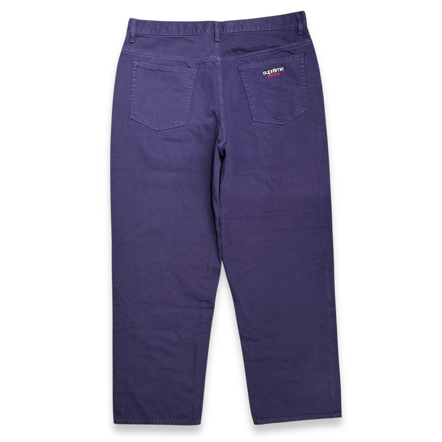 [36] Supreme Baggy Jeans Purple