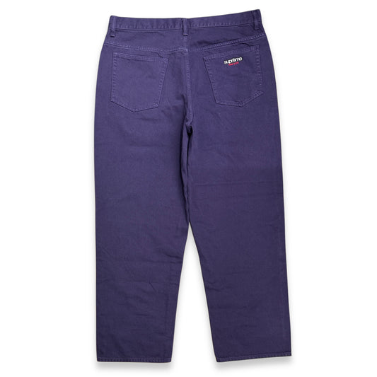 [36] Supreme Baggy Jeans Purple