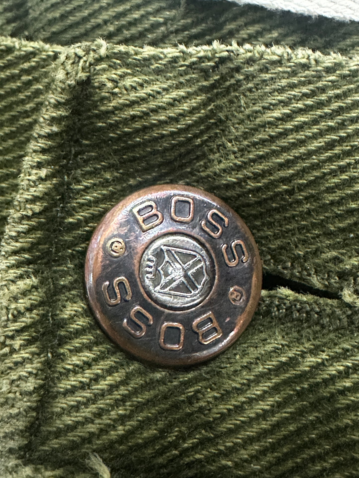 [36] 90s BOSS Faded Baggy Fit Denim Pants