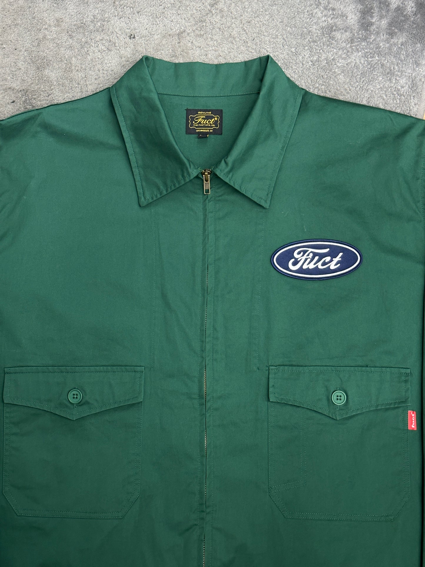[3XL] FUCT Mechanic Jacket Green