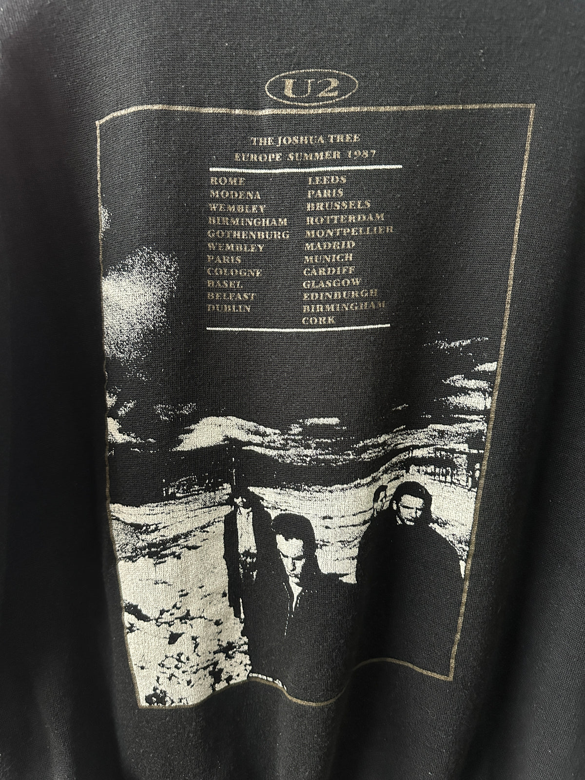 [XL] 1987' U2 The Joshua Tree Album Promo Sweatshirt