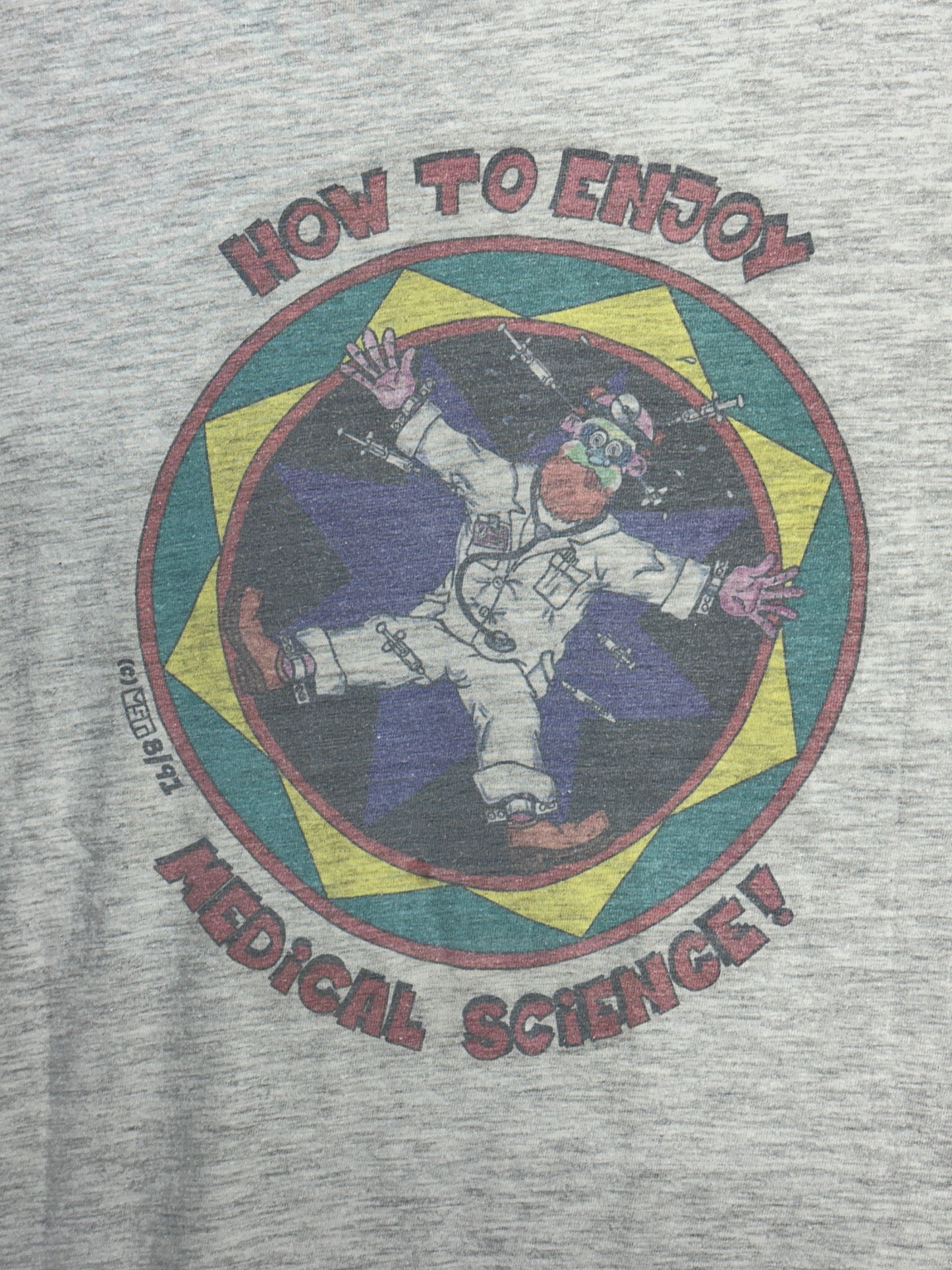 [L] 1991‘ Medical Science Cartoon Tee