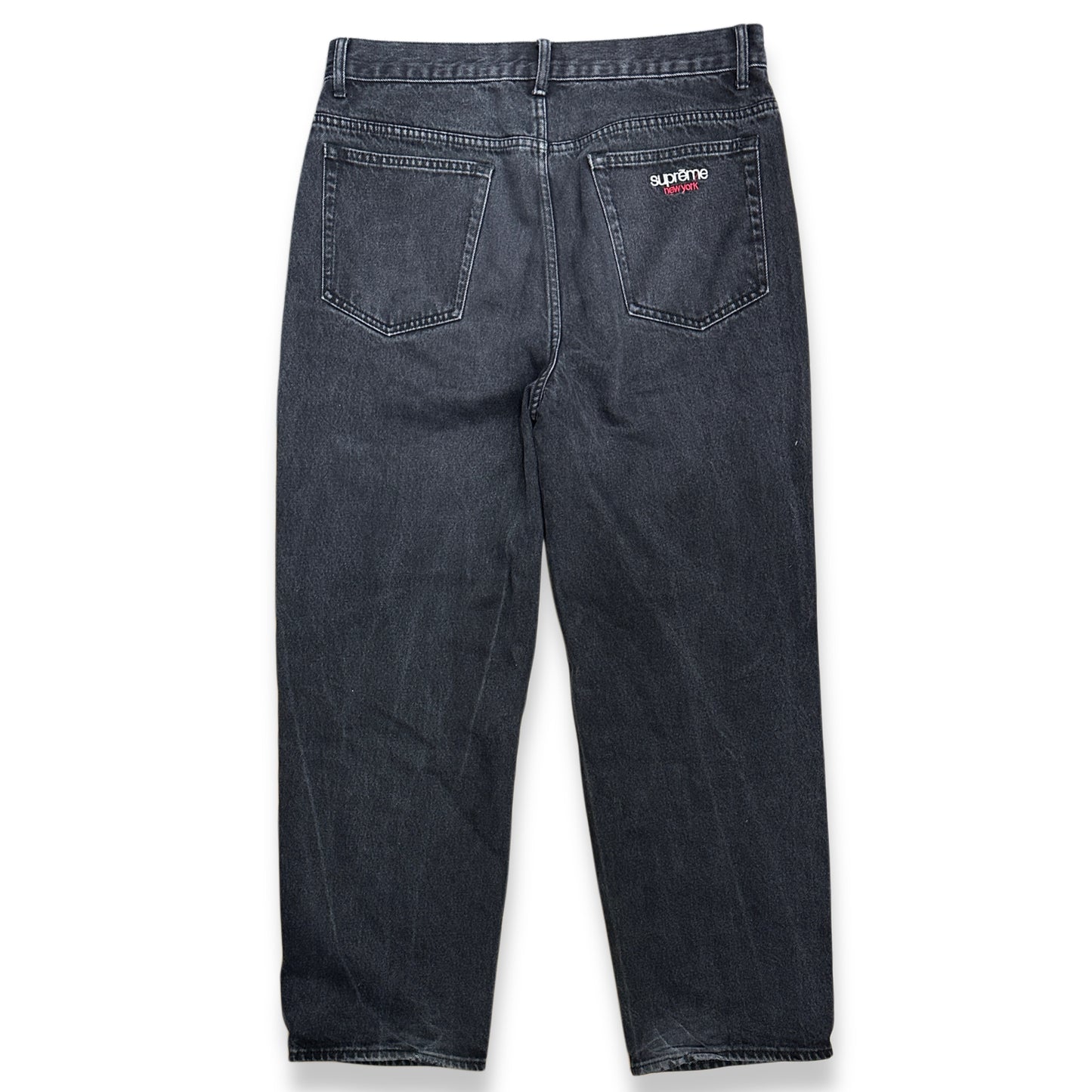 [34] Supreme Baggy Jeans Black
