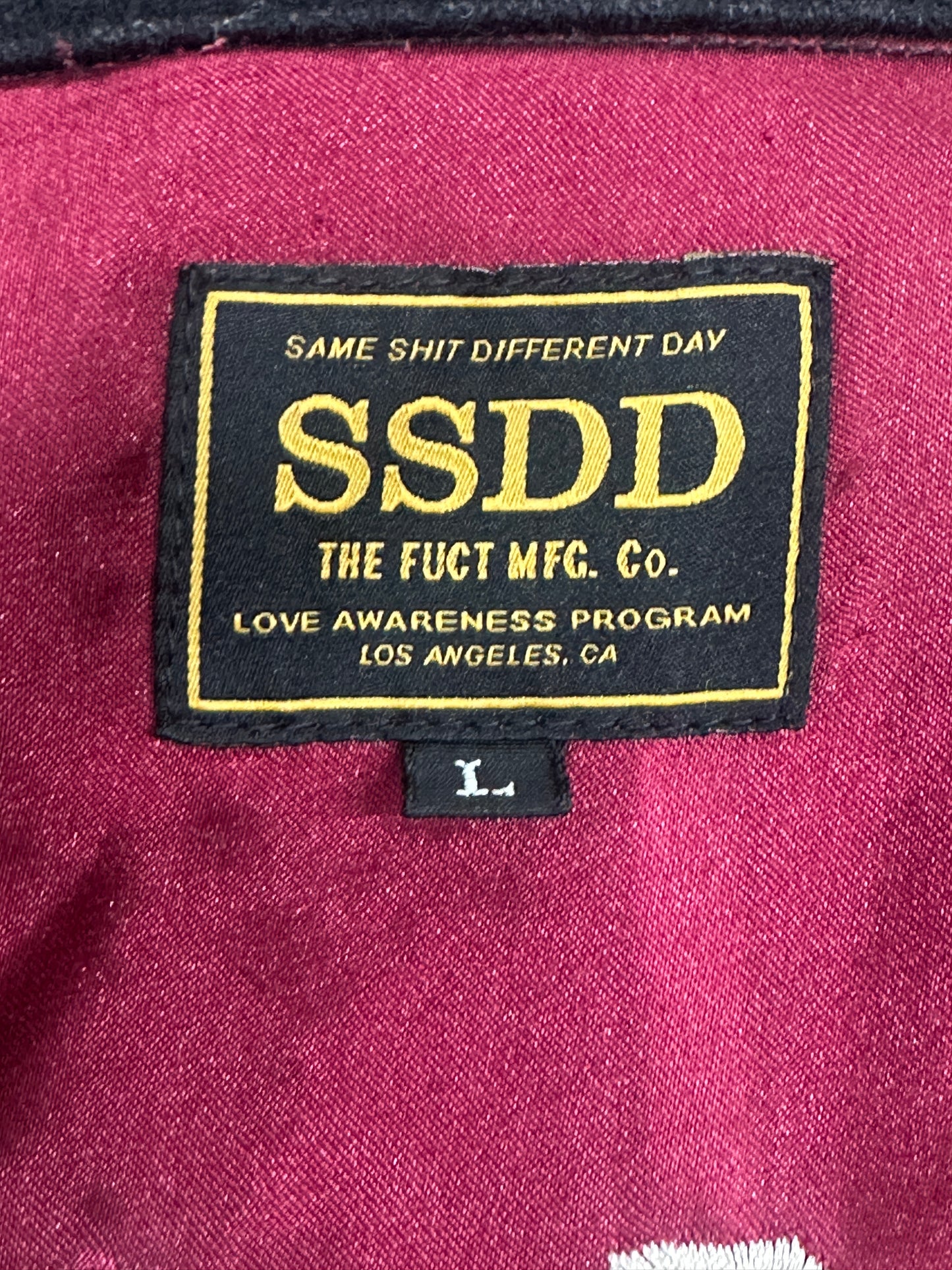 [L] FUCT SSDD Wool Blouson Jacket