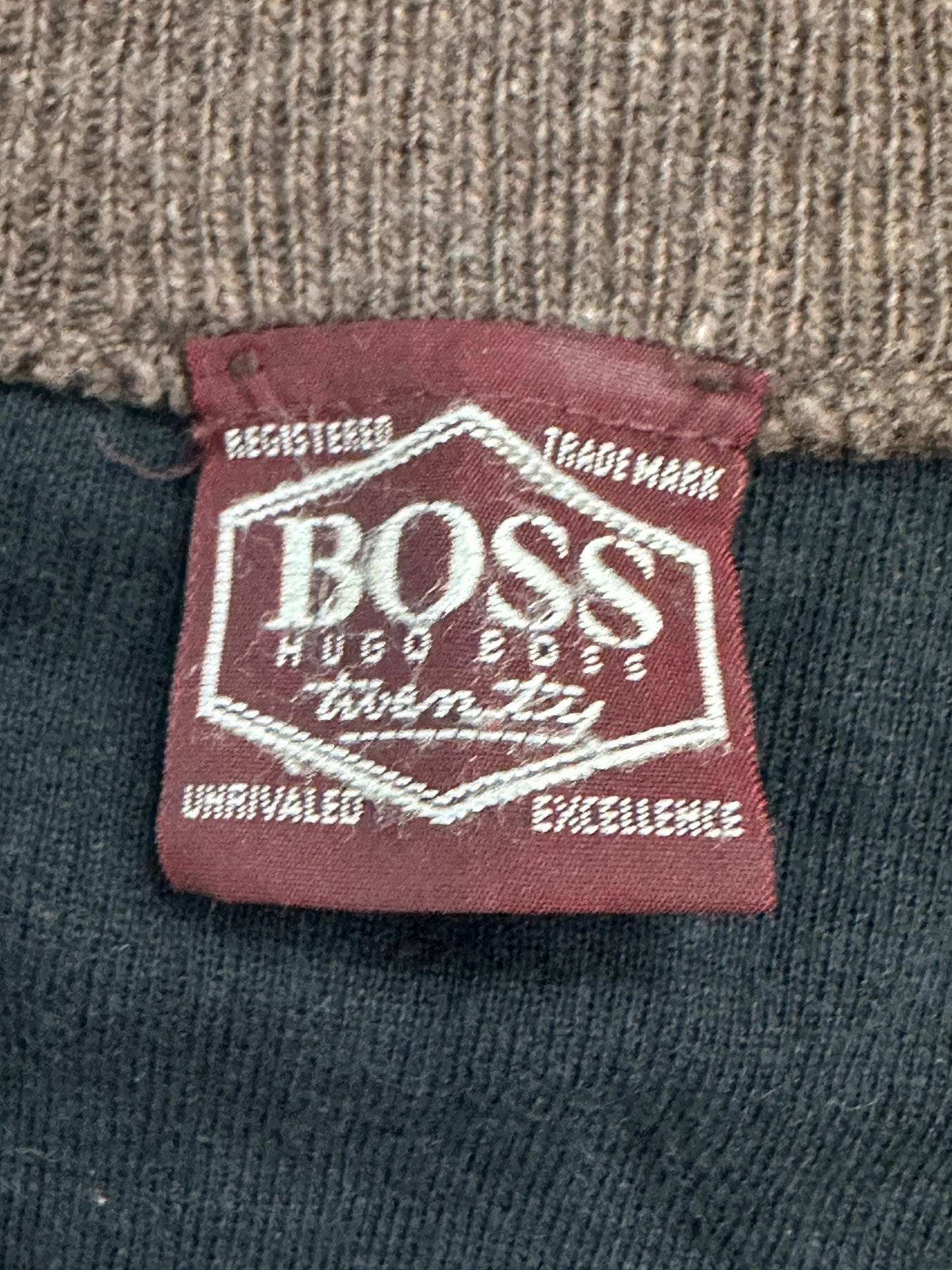 [XL] 90s HUGO BOSS Wool Sweater Zip-up