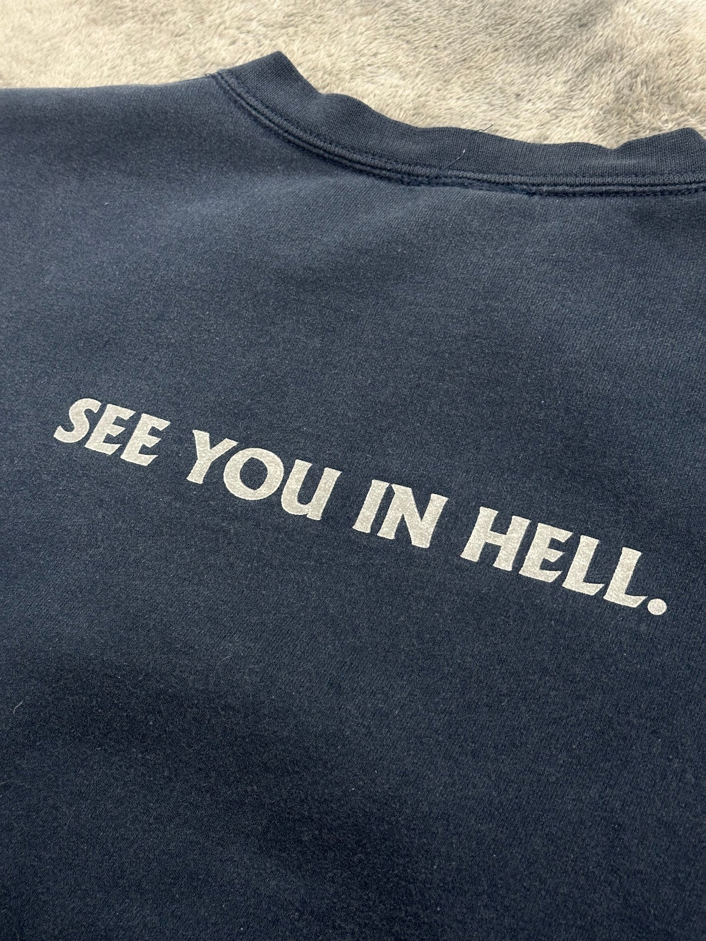 [L] Late 90s FUCT 'See You In Hell' Sweatshirt