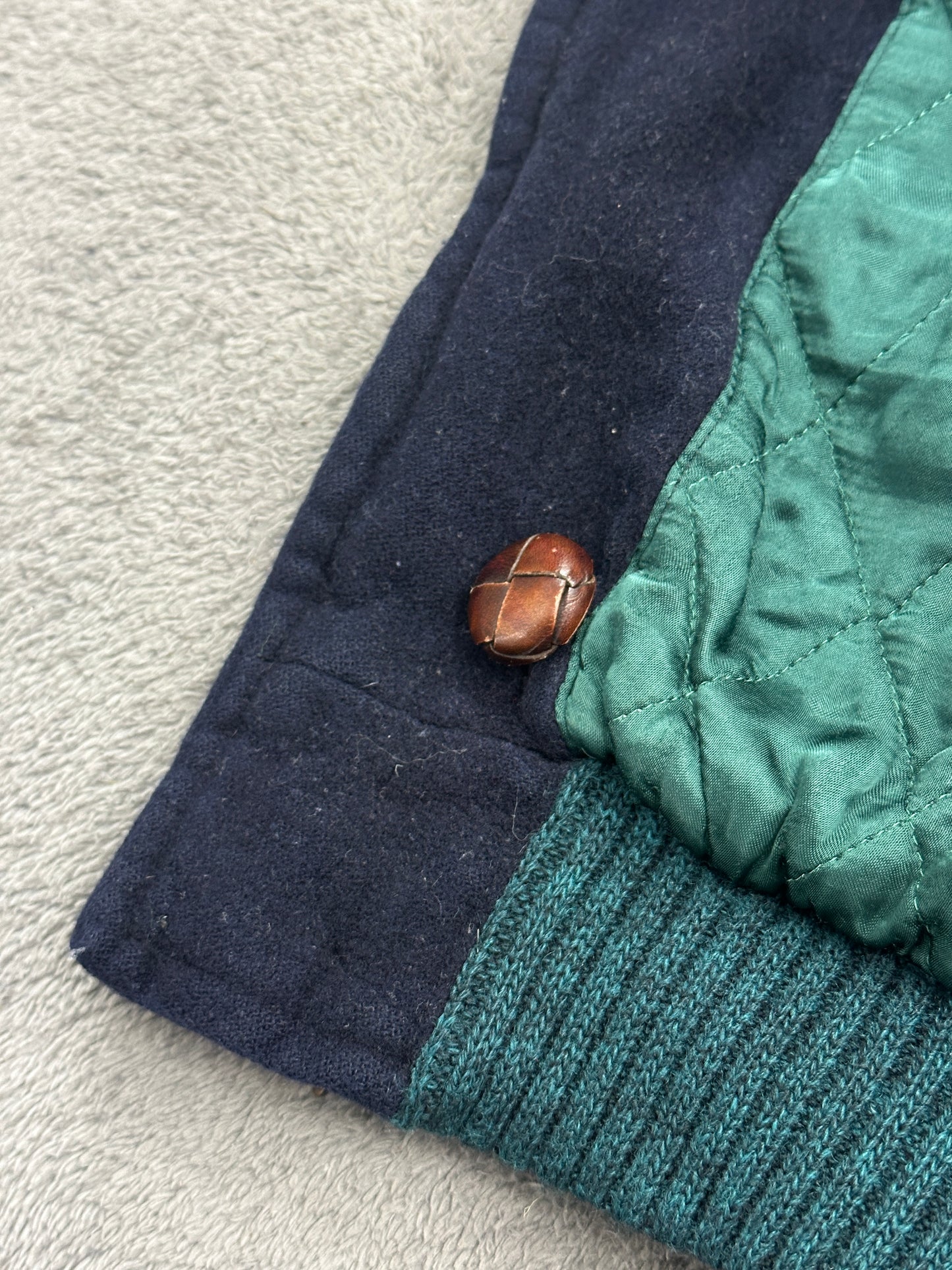 [XL] 80s HUGO BOSS Wool/Cashmere Bomber Jacket