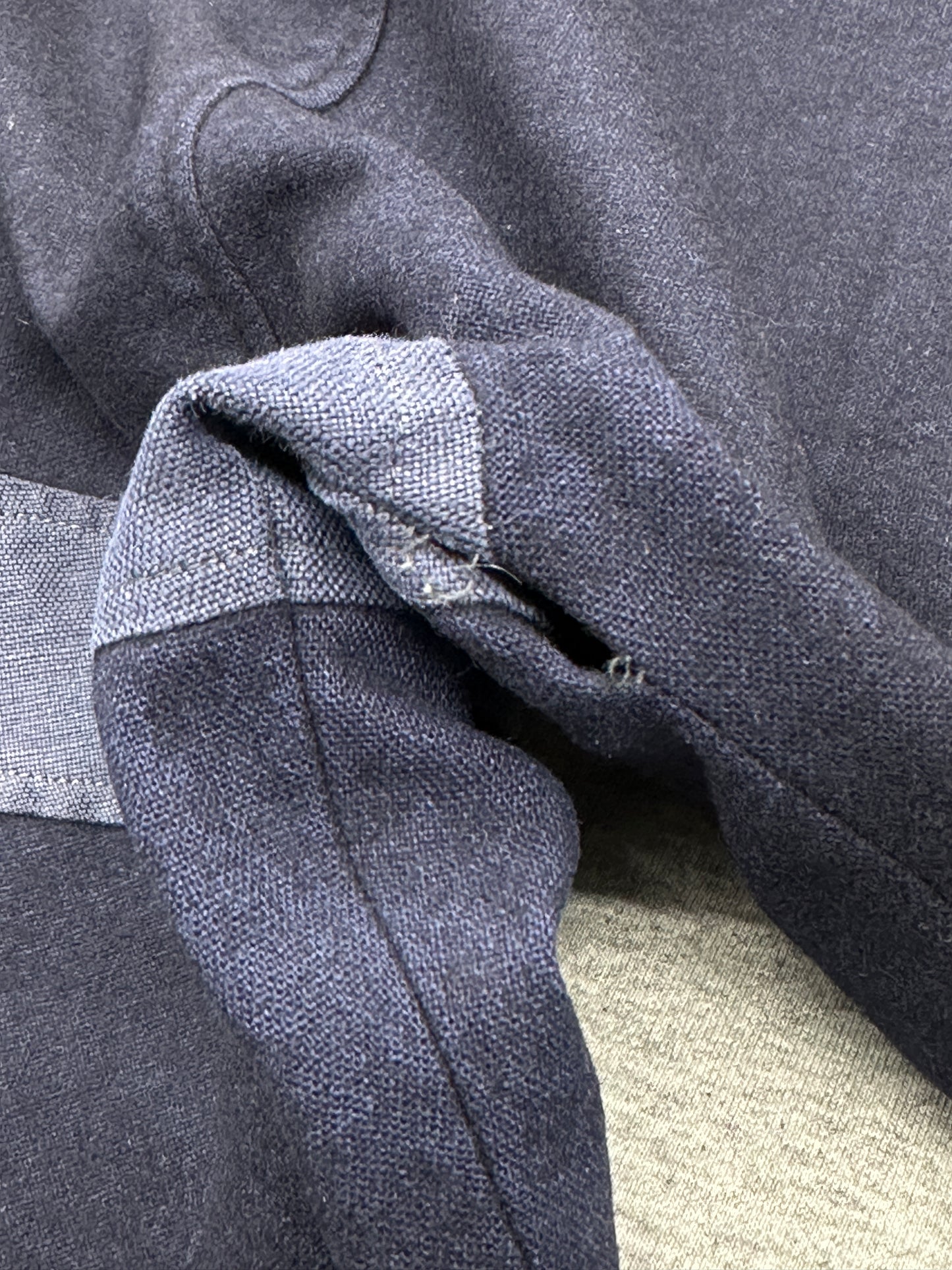 [52] 90s OURAGAN MARINE WEAR Bomber Jacket