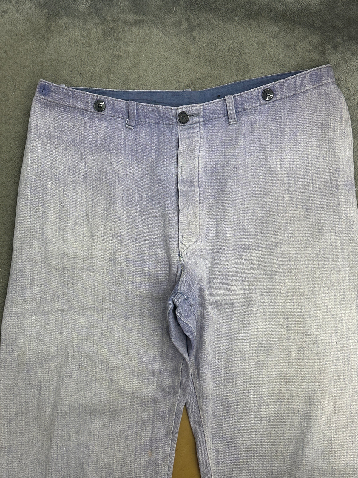 [36] 70s French Faded Work Pants