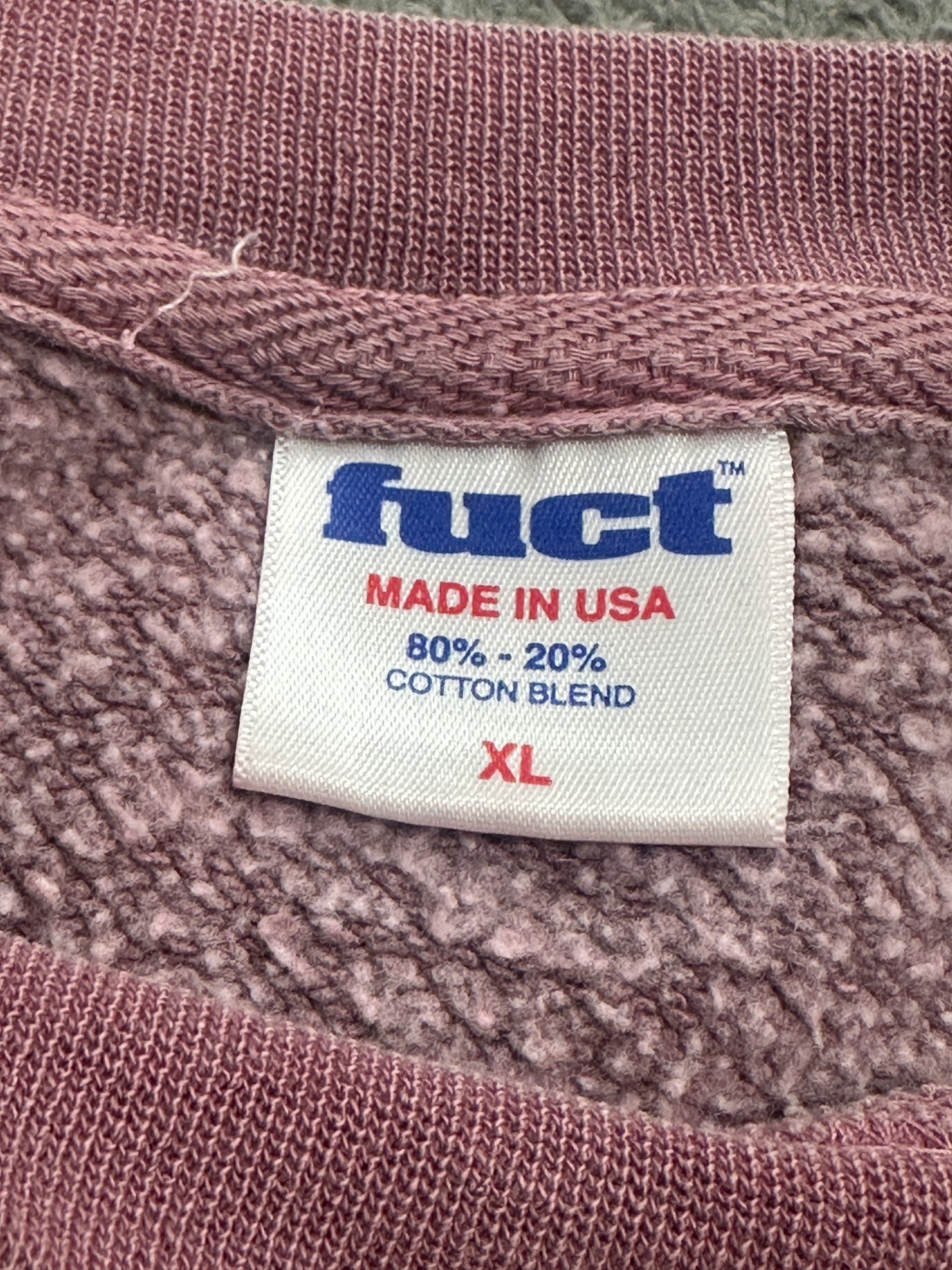 [XL] 00s FUCT Oval Logo Sweatshirt