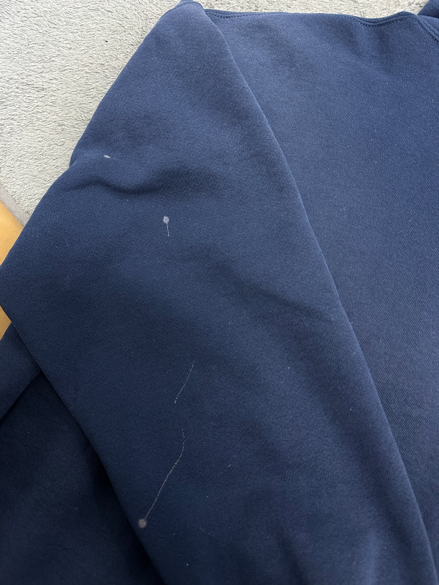 [XL] 90s Russell Navy Hood Zip-up