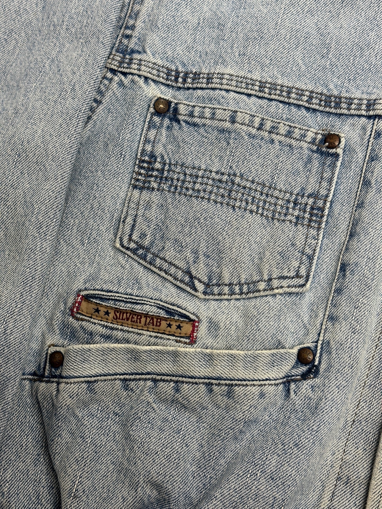 [M] 90s Levi's SilverTab Denim Bomber Jacket