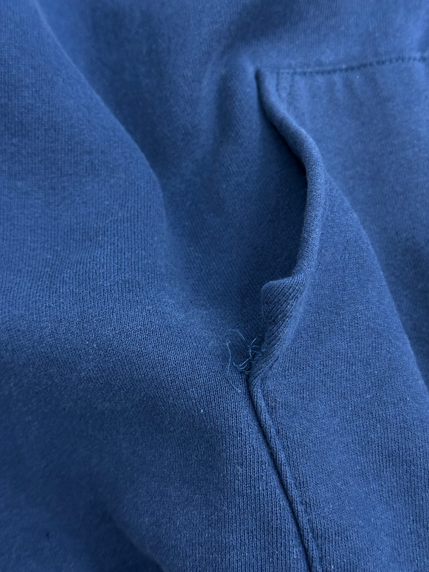 [XXL] 90s Russell Navy Hood Zip-up