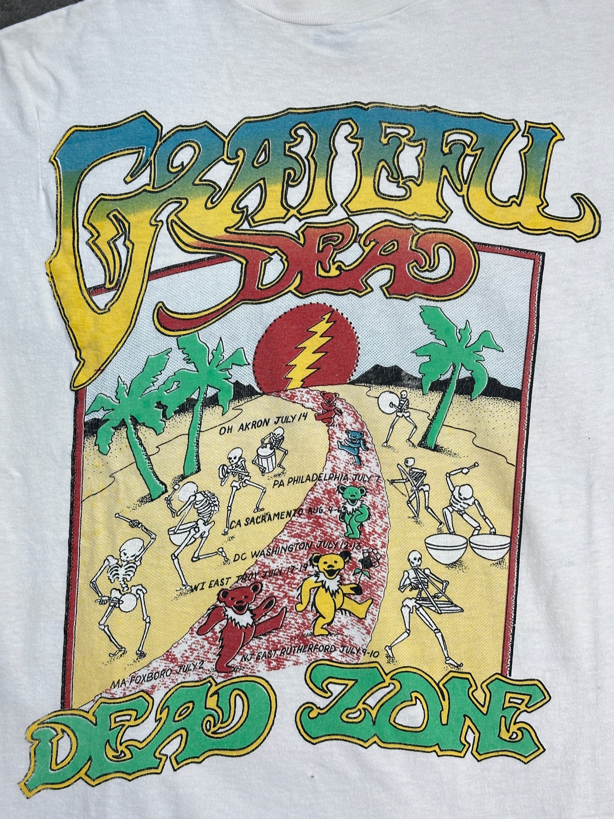 [L] 1986' GratefulDead Tour Tee