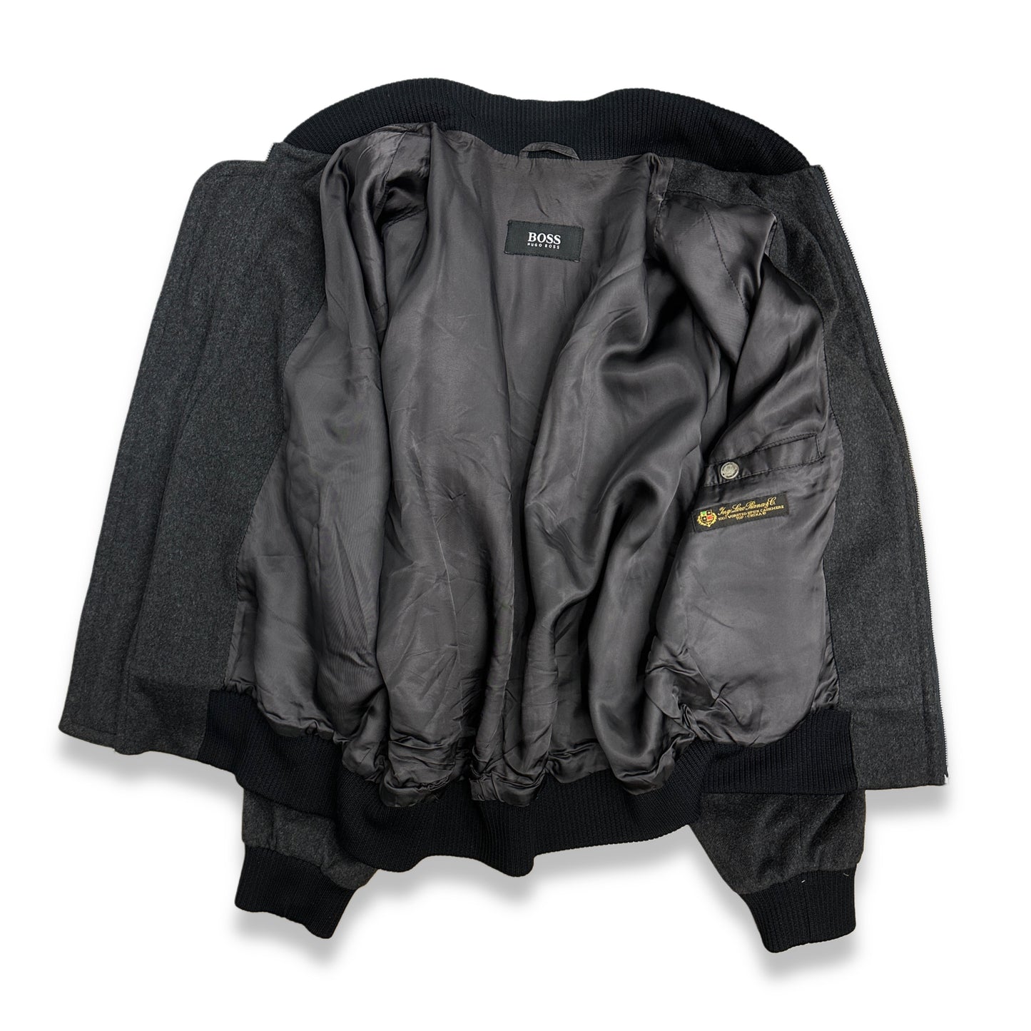 [XXL] 00s HUGO BOSS Cashmere Bomber Jacket