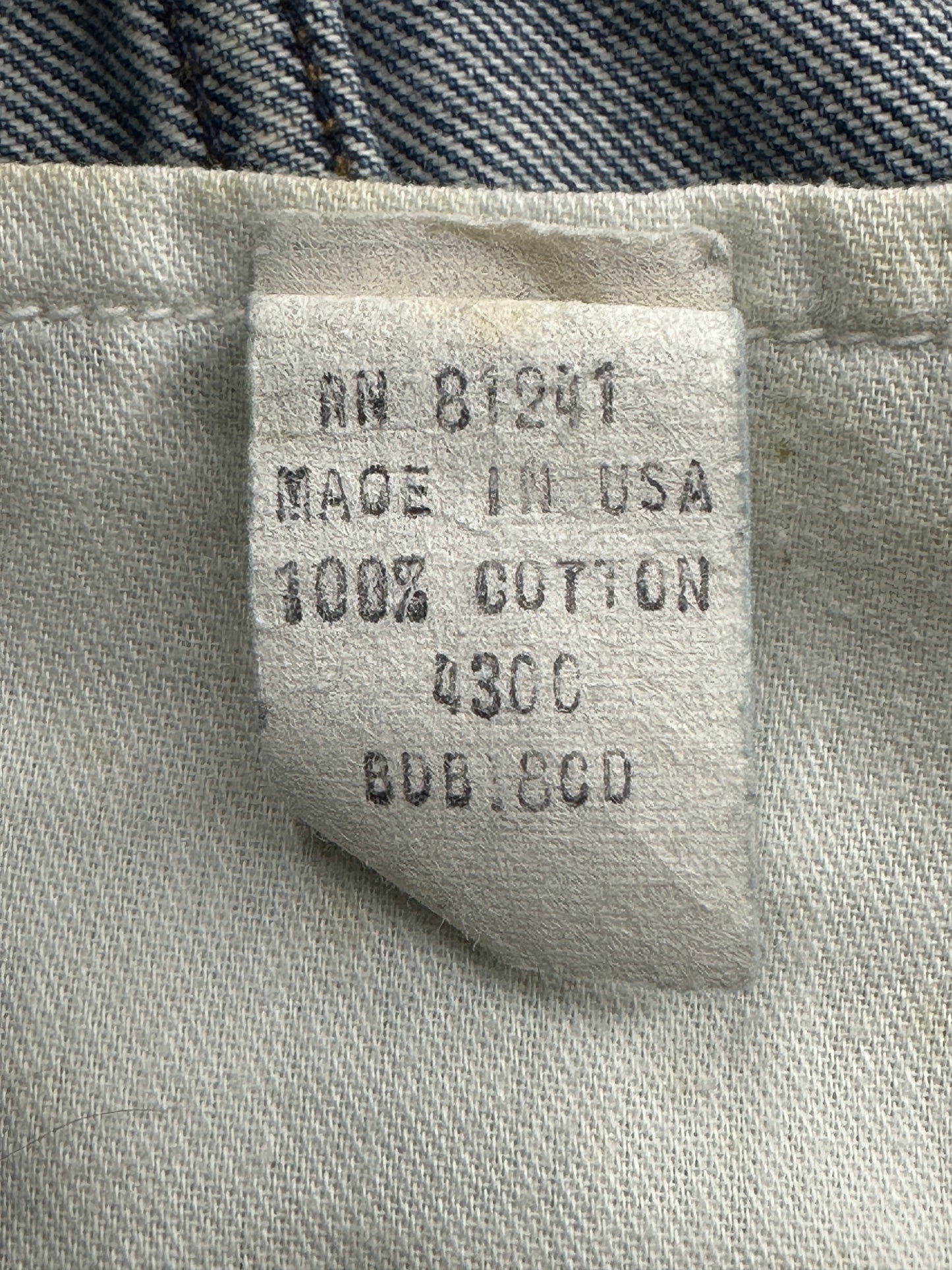[XL] Late 80s Armani Jeans Faded Denim Jacket