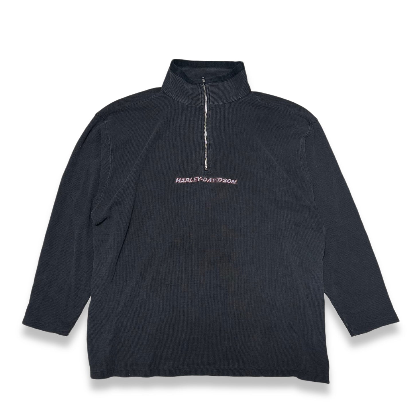 [XXL] Harley Davidson Half Zip-up