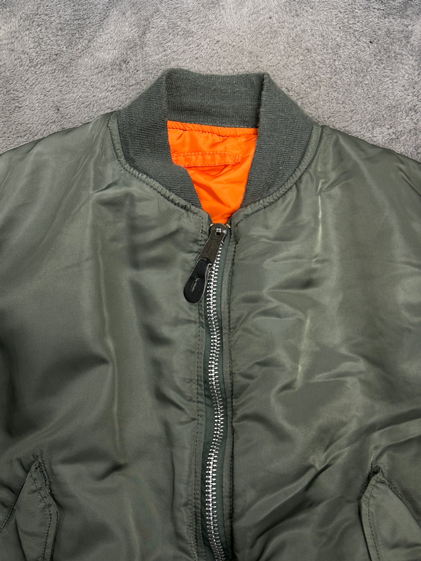 [L] 90s USAF Alpha MA-1 Flight Jacket