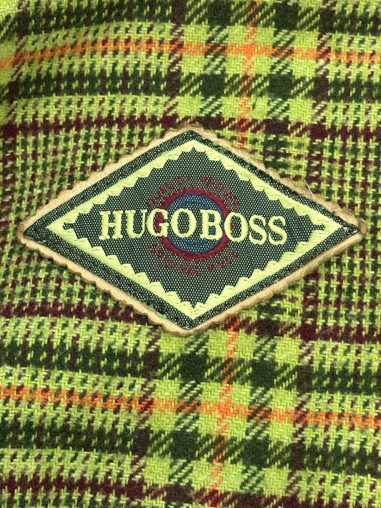 [XL] 80s HUGO BOSS Leather Blouson Jacket