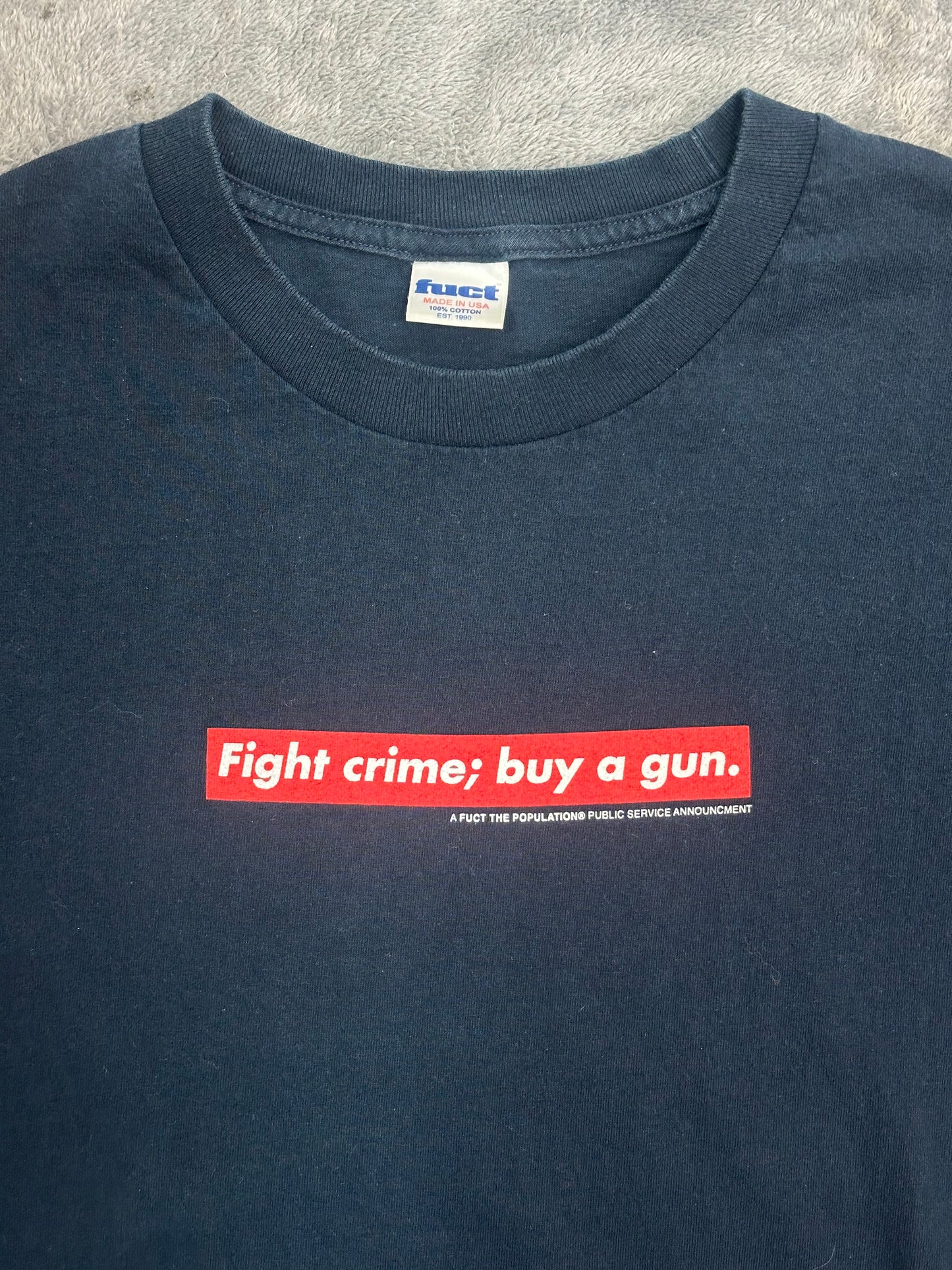 [L] 10s FUCT x FTP Slogan Tee