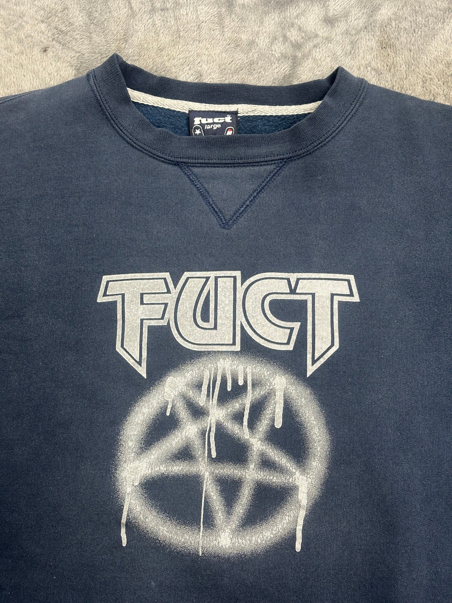 [L] Late 90s FUCT 'See You In Hell' Sweatshirt