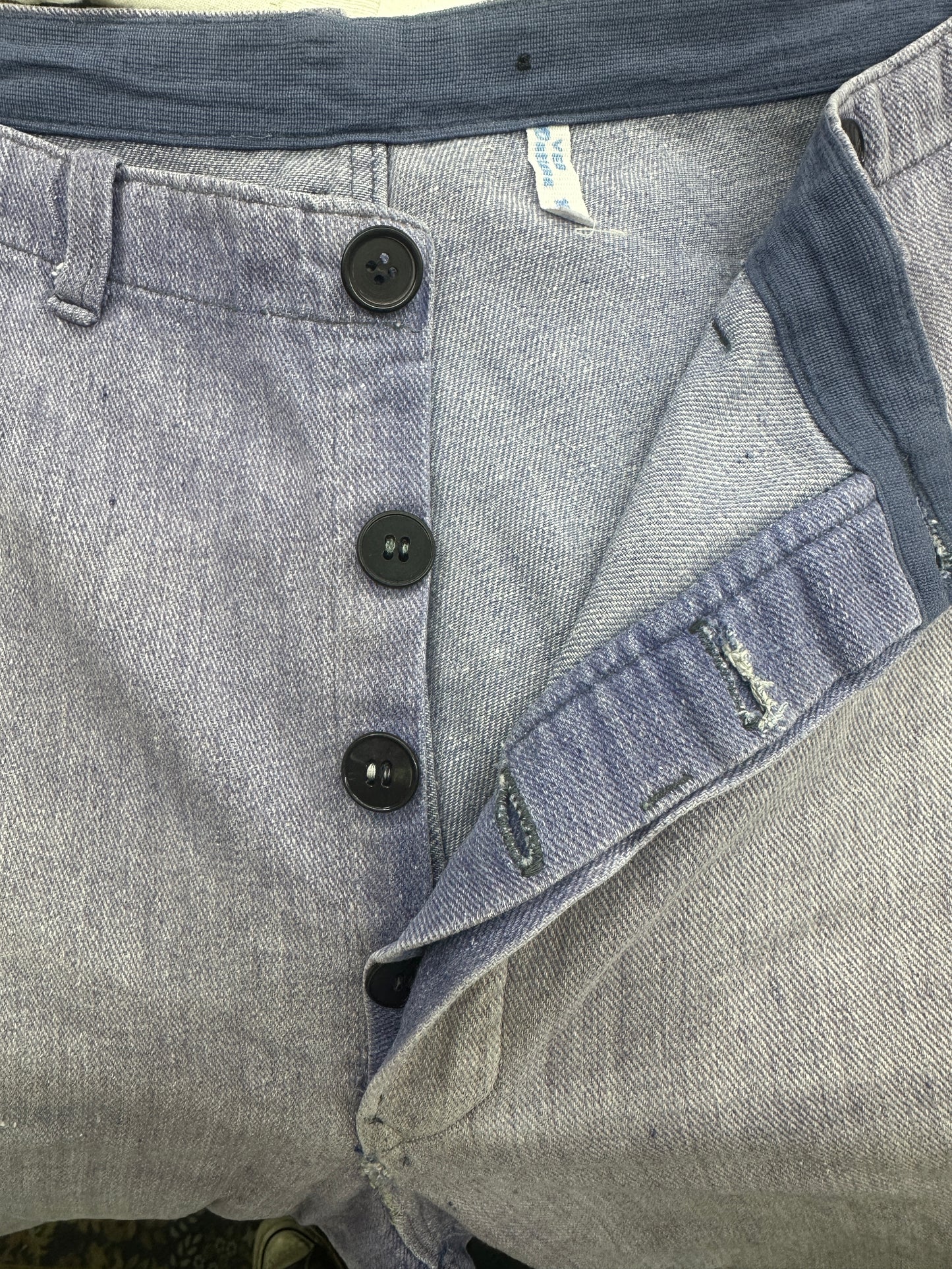 [36] 70s French Faded Work Pants