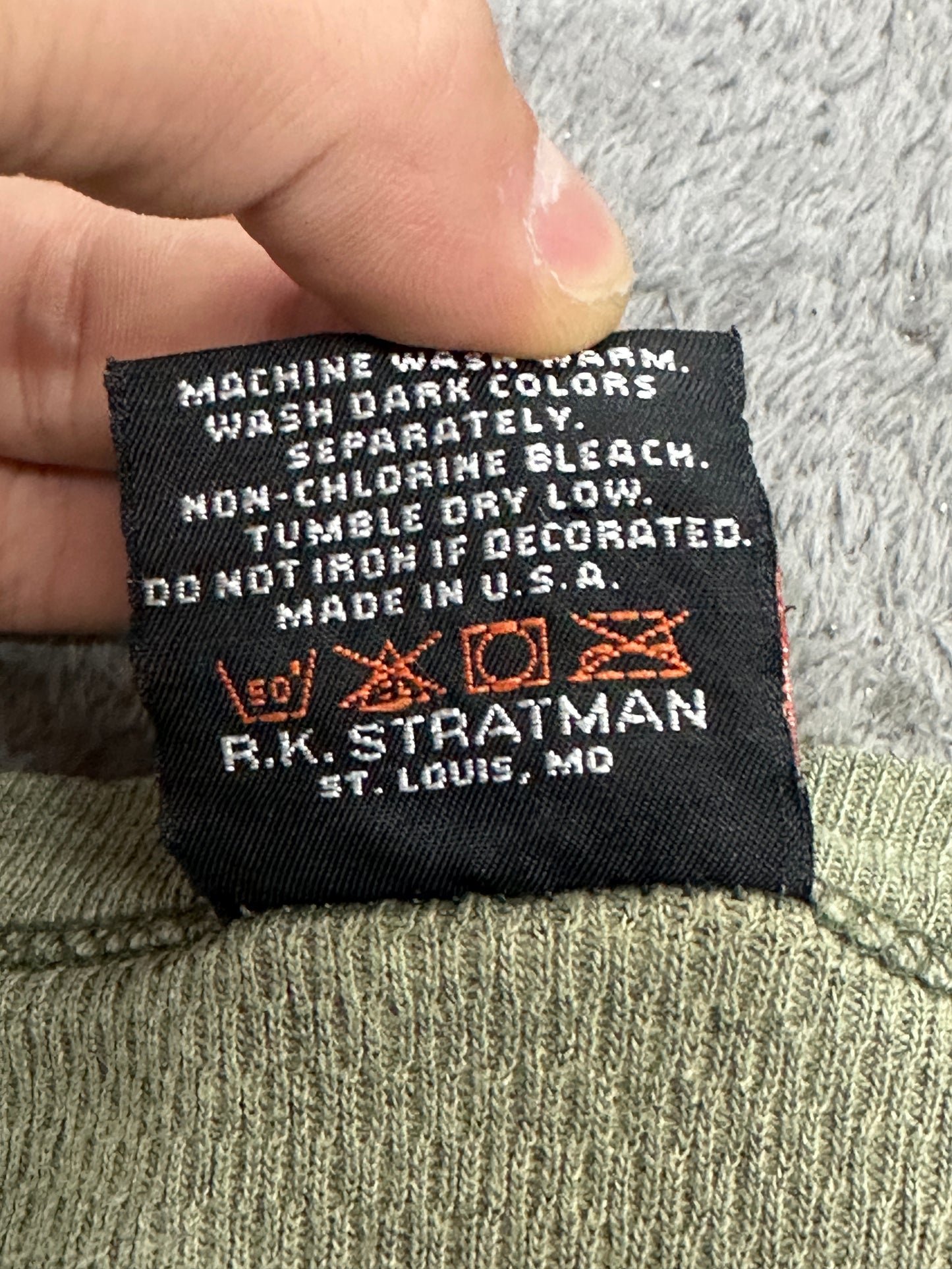 [L] 90s Harley Davidson Thermal Long Sleeve