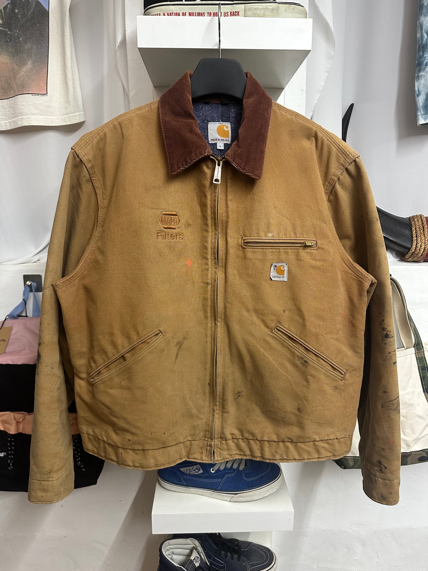 [L] Carhartt Detroit J01 BRN Jacket