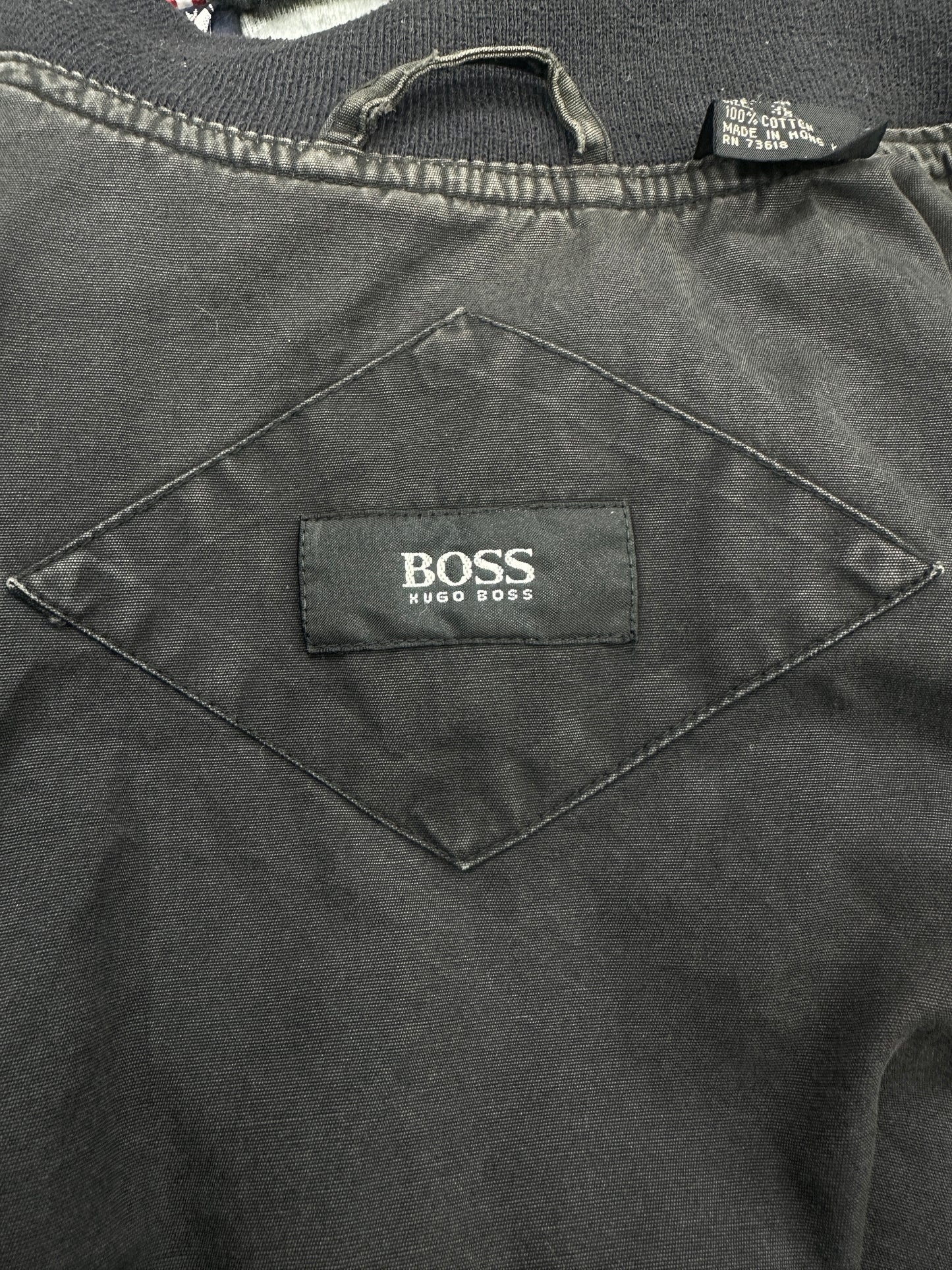 [XL] 90s Hugo Boss Faded Bomber Jacket