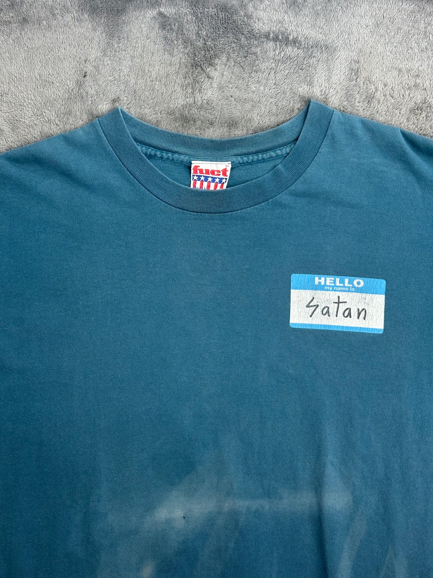 [XL] Early 90s FUCT 'my name is Satan' Tee
