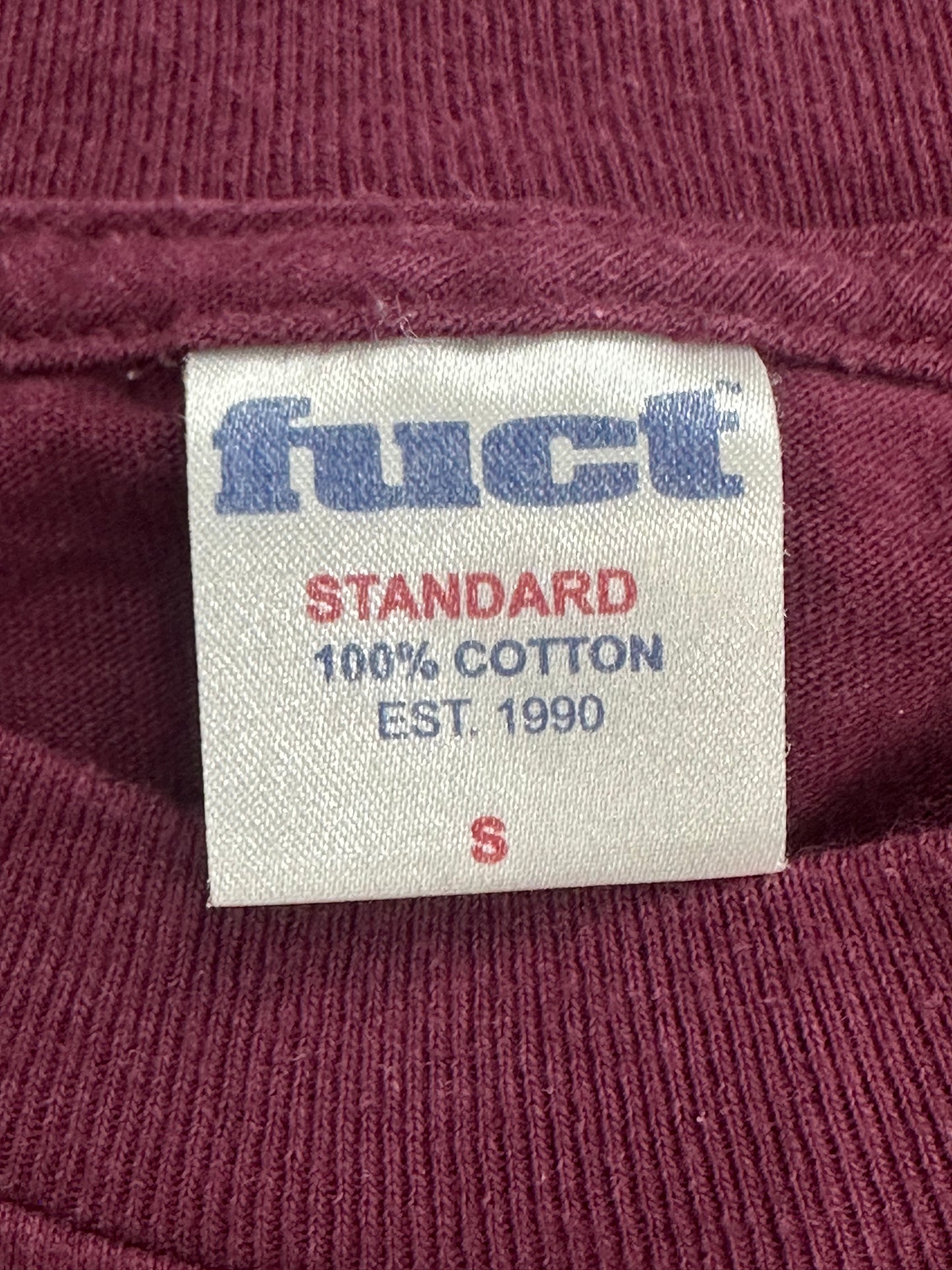 [S] 00s FUCT Oval Logo Tee