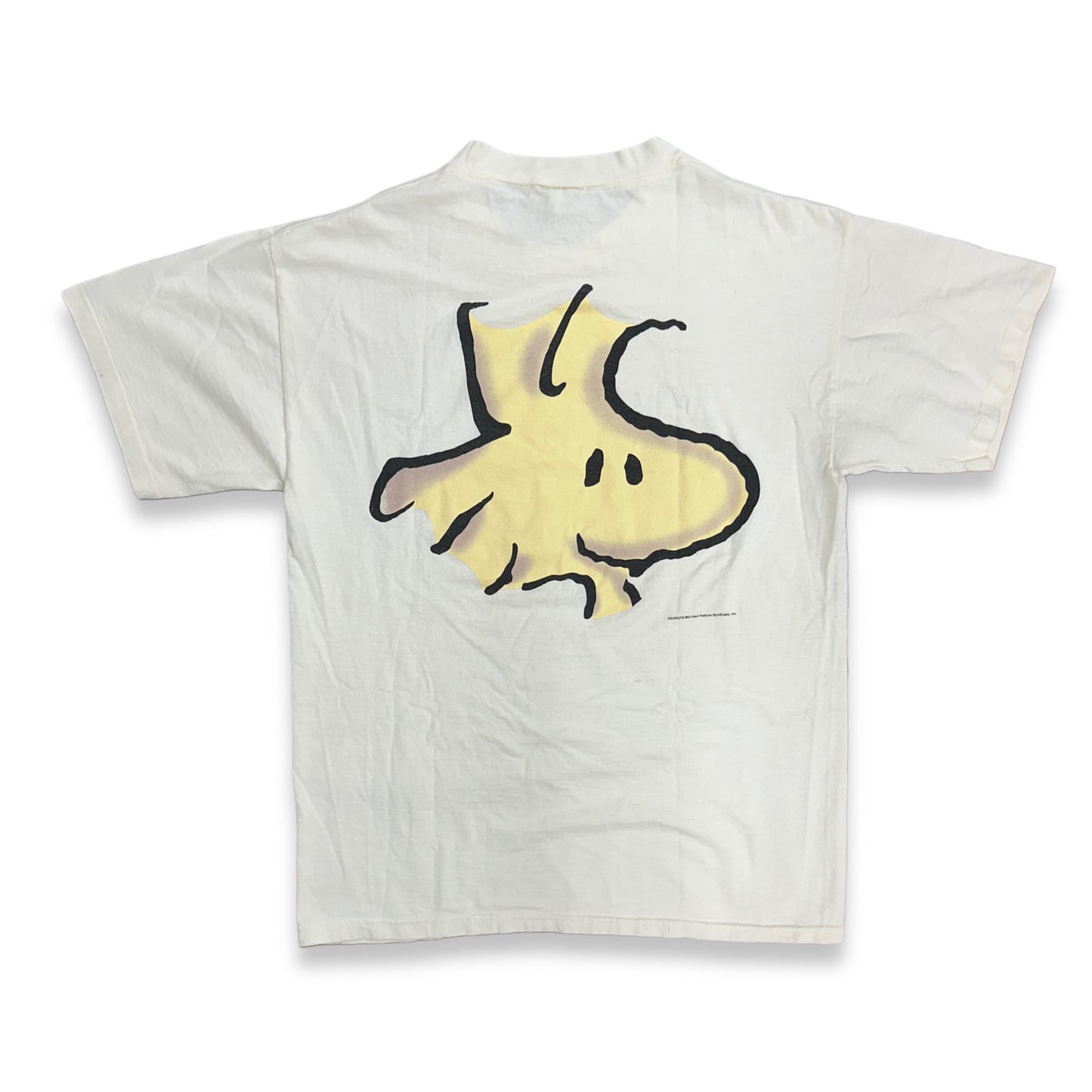 [L] 90s Peanuts Woodstock Cartoon Tee