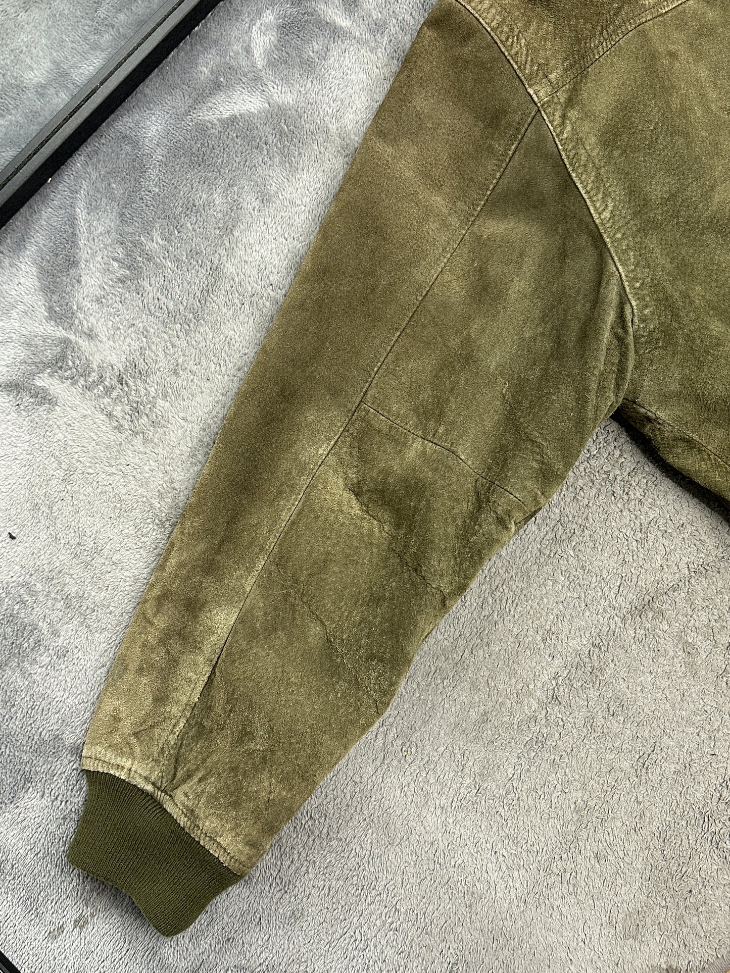 [XL] 90s GAP Olive Green Corduroy Bomber Jacket