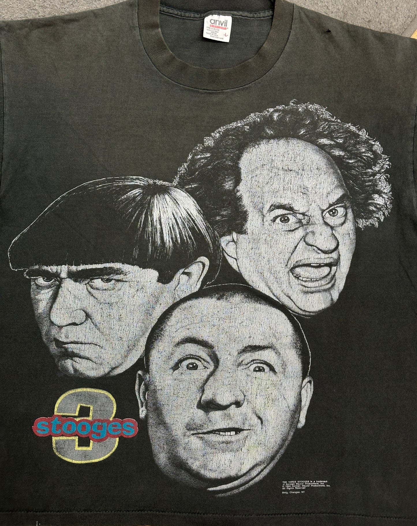 [L] 1994' Three Stooges Comedy Movie Tee