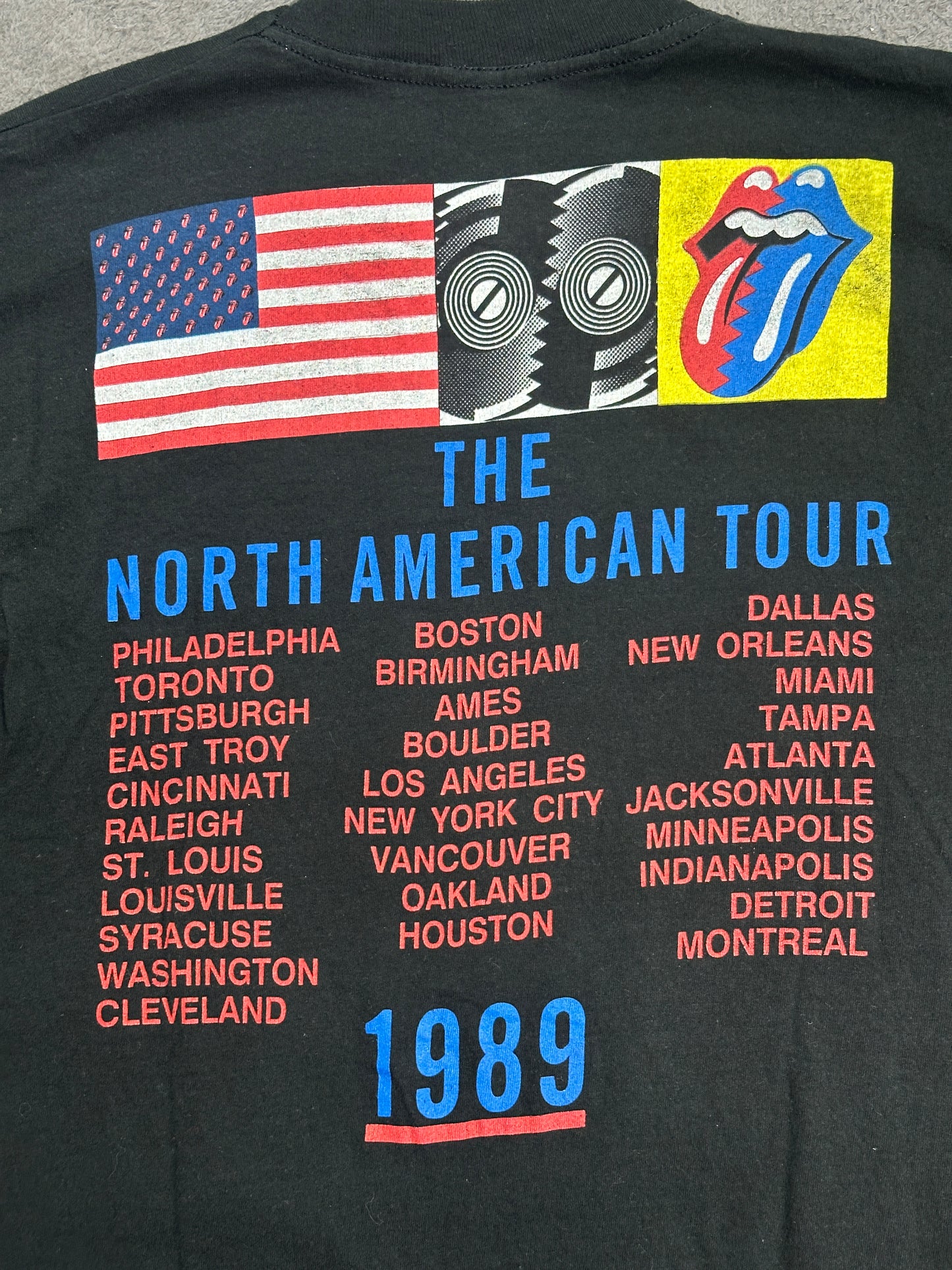 [L] 1989' Rolling Stones North American Tour Tee