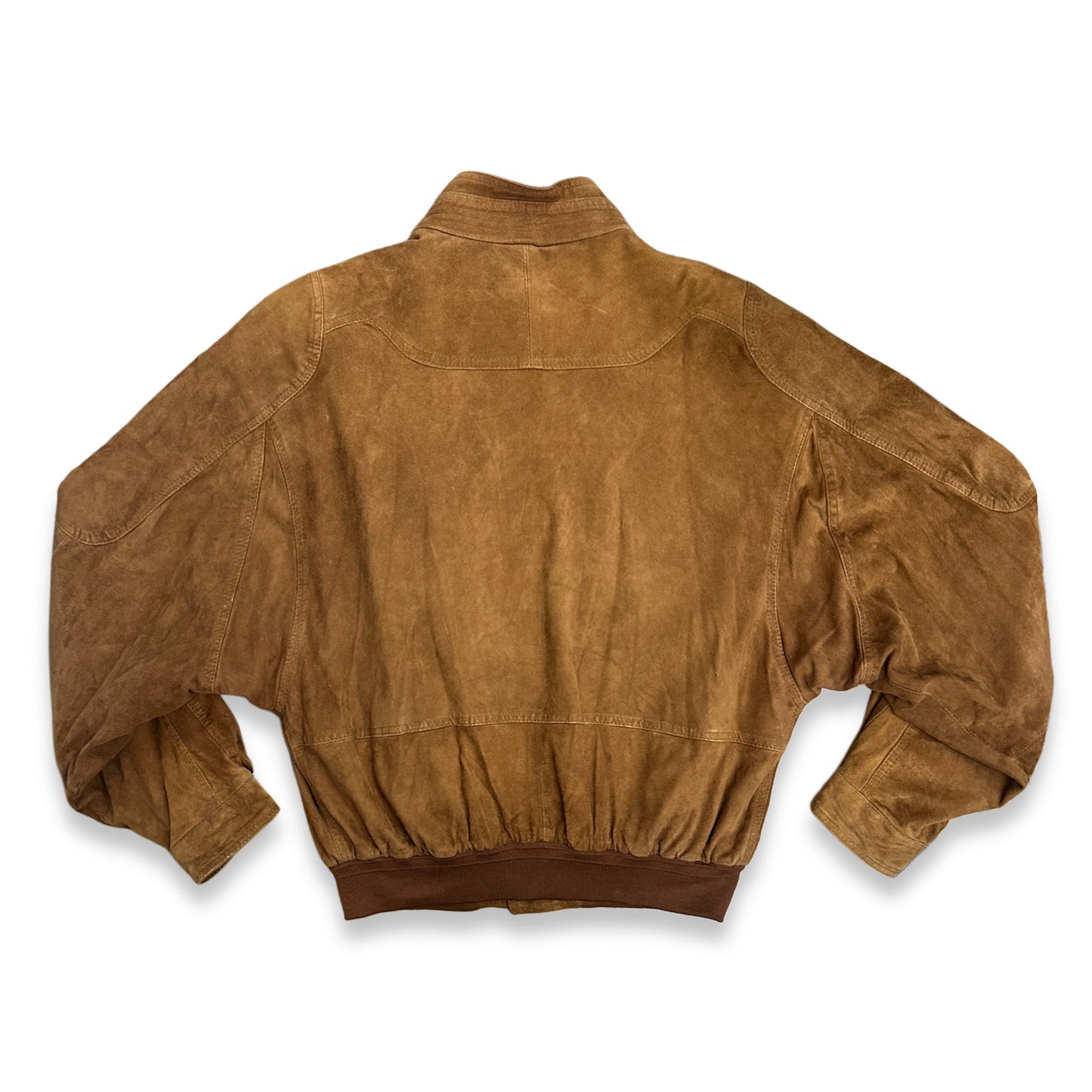 [XL] 90s HUGO BOSS Suede Leather Jacket
