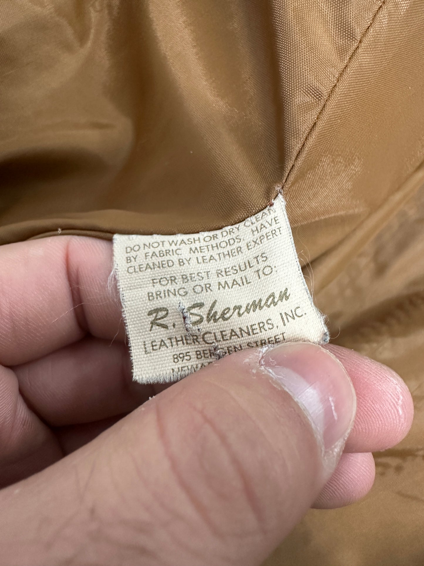 [40,L] 70s Sears Suede Leather Jacket