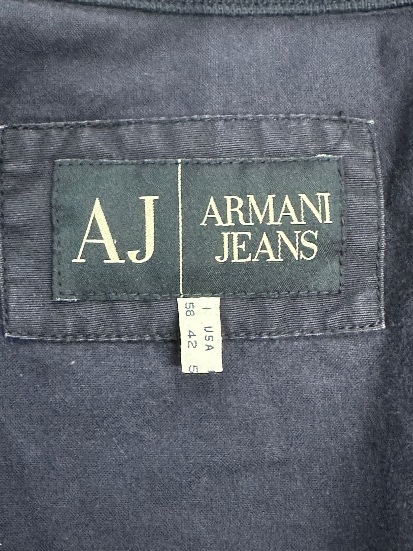 [XL] 00s Armani Jeans Faded Bomber Jacket