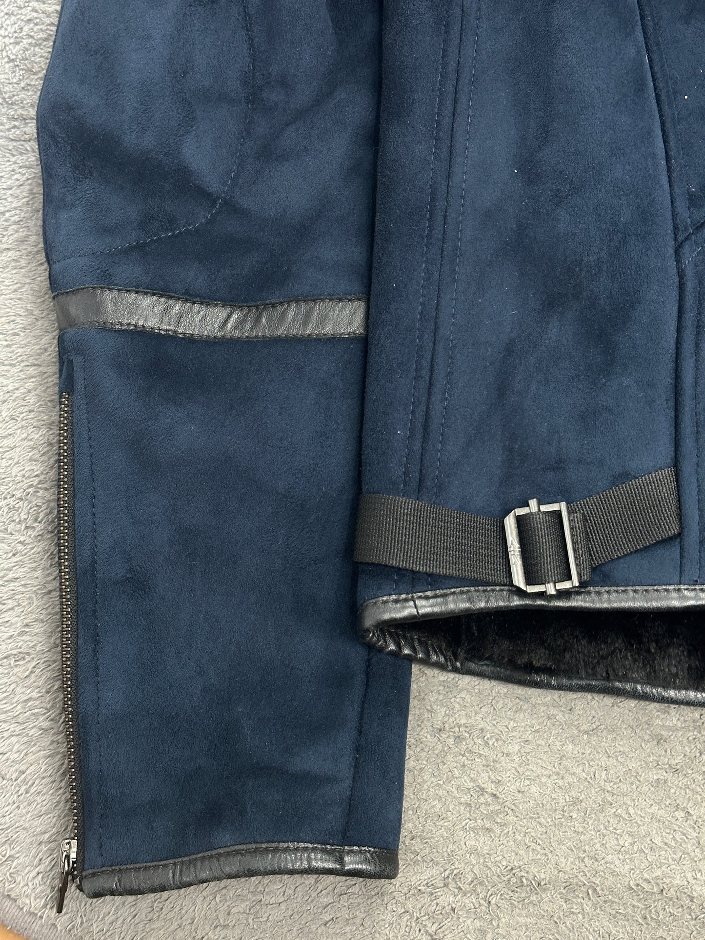 [M] Armani Exchange Suede Leather Jacket