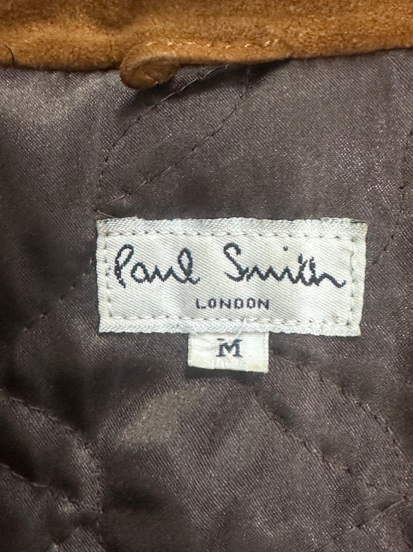 [M] 90s Paul Smith Lamb Suede Leather Jacket