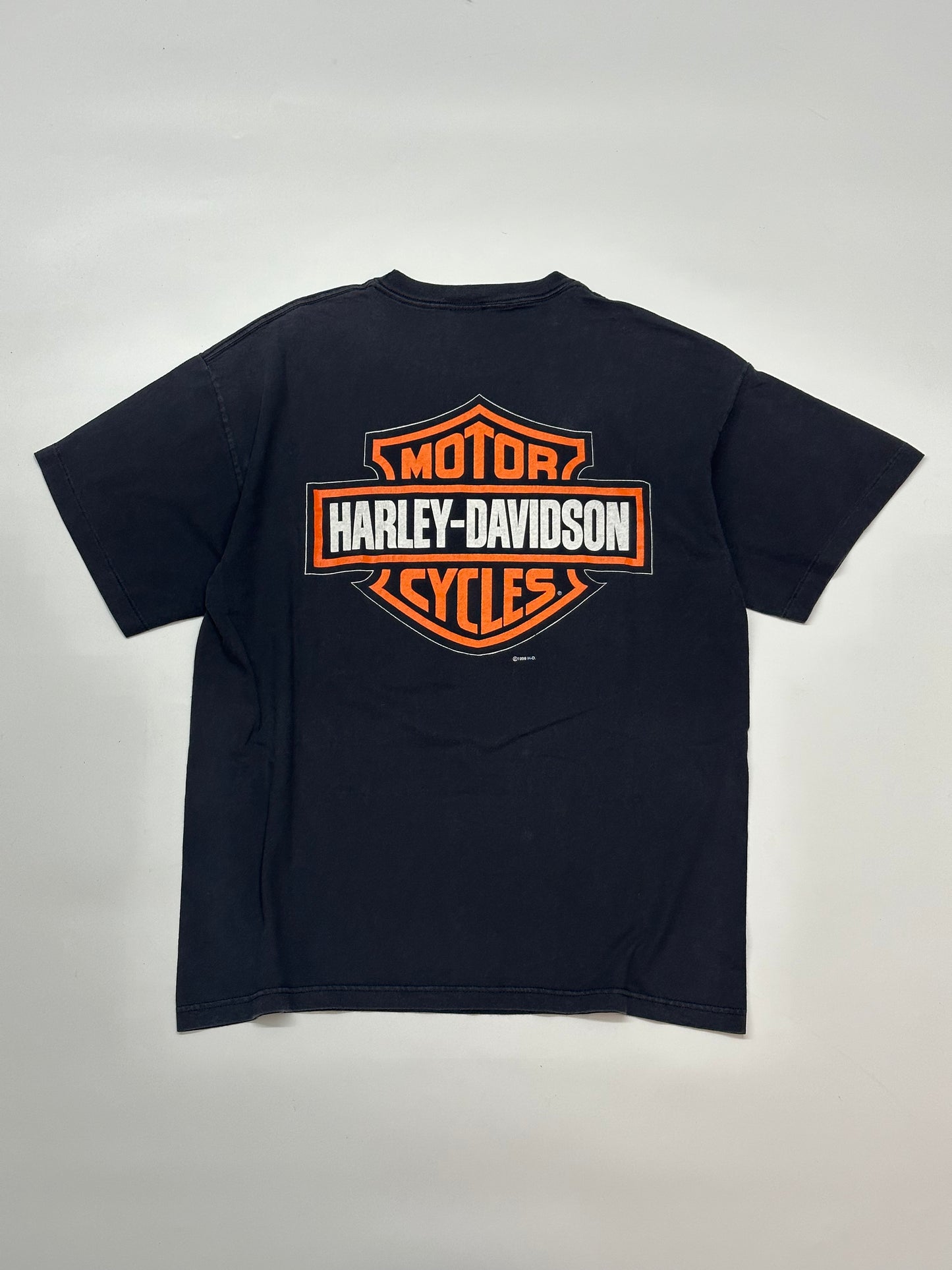 [XL] 90s Harley-Davidson shield Logo Tee