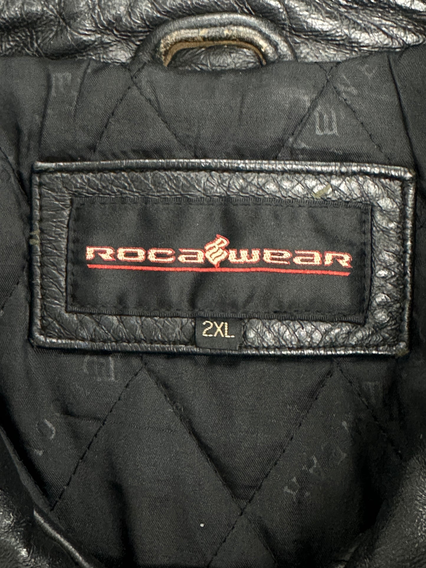 [2XL] 00s ROCAWEAR Leather Jacket