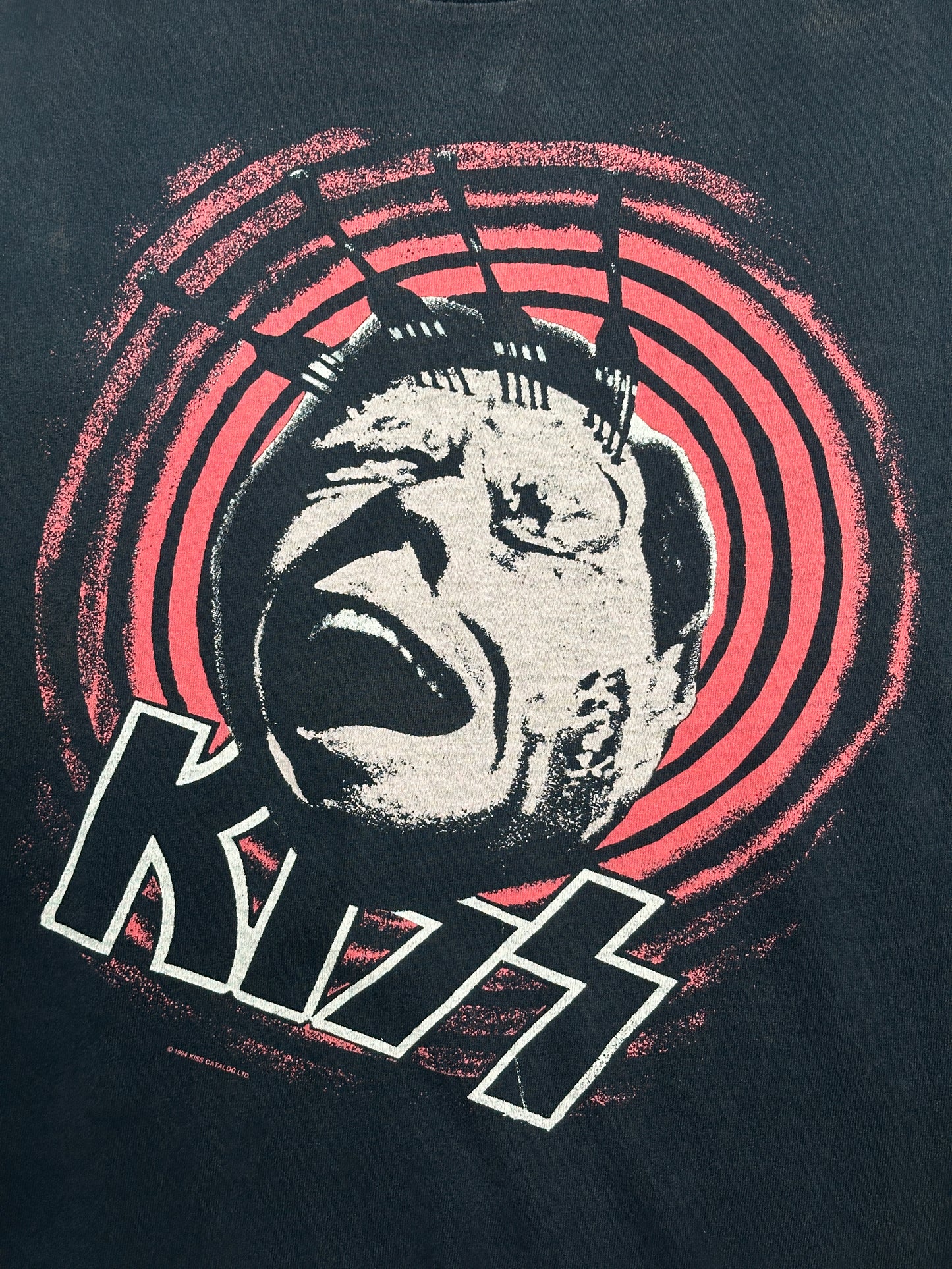 [L] 1994' KISS 'Simmons Demon Face' Tee