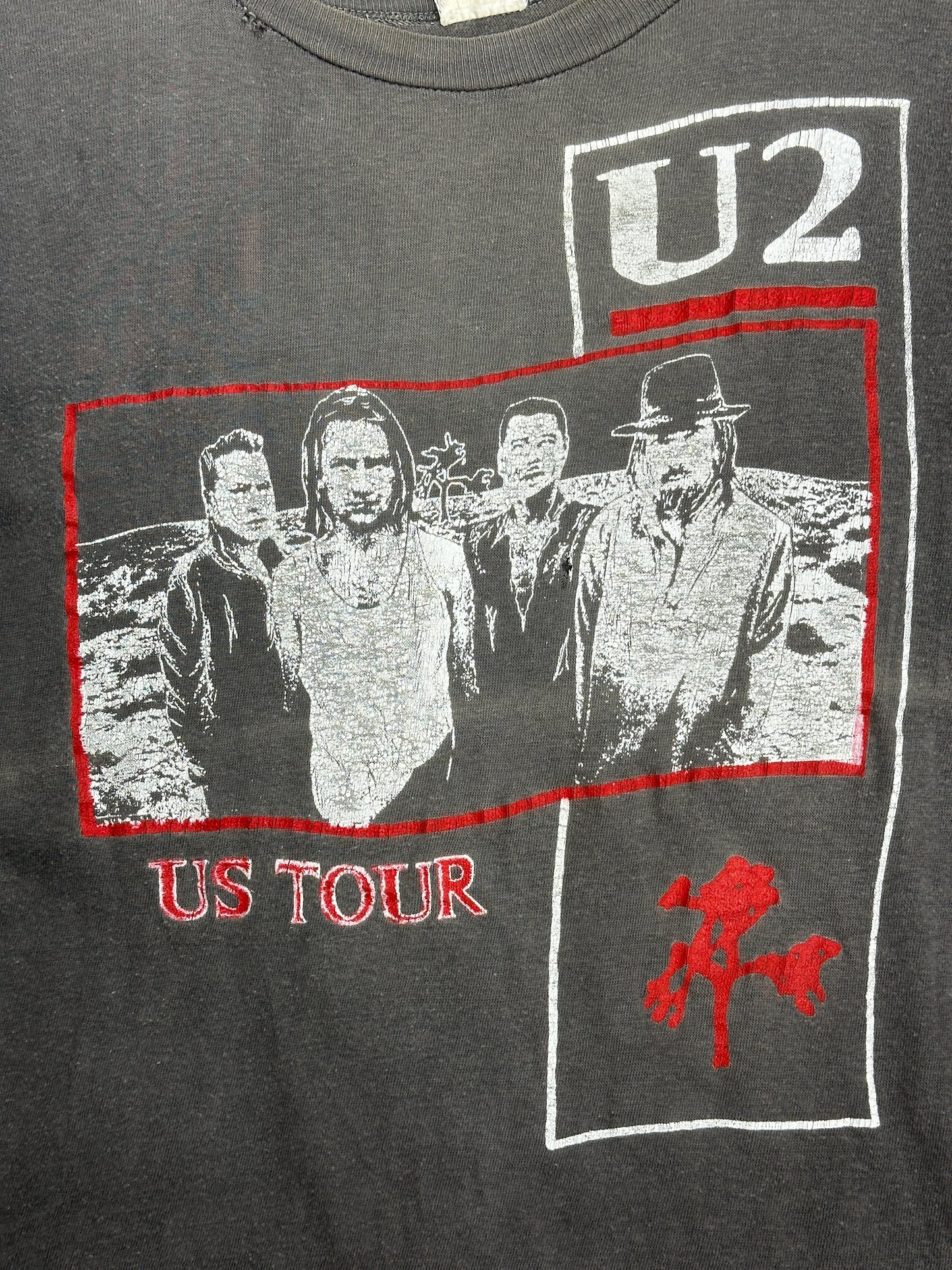 [M] 1983' U2 Under a Red Blood Sky US Tour Tee
