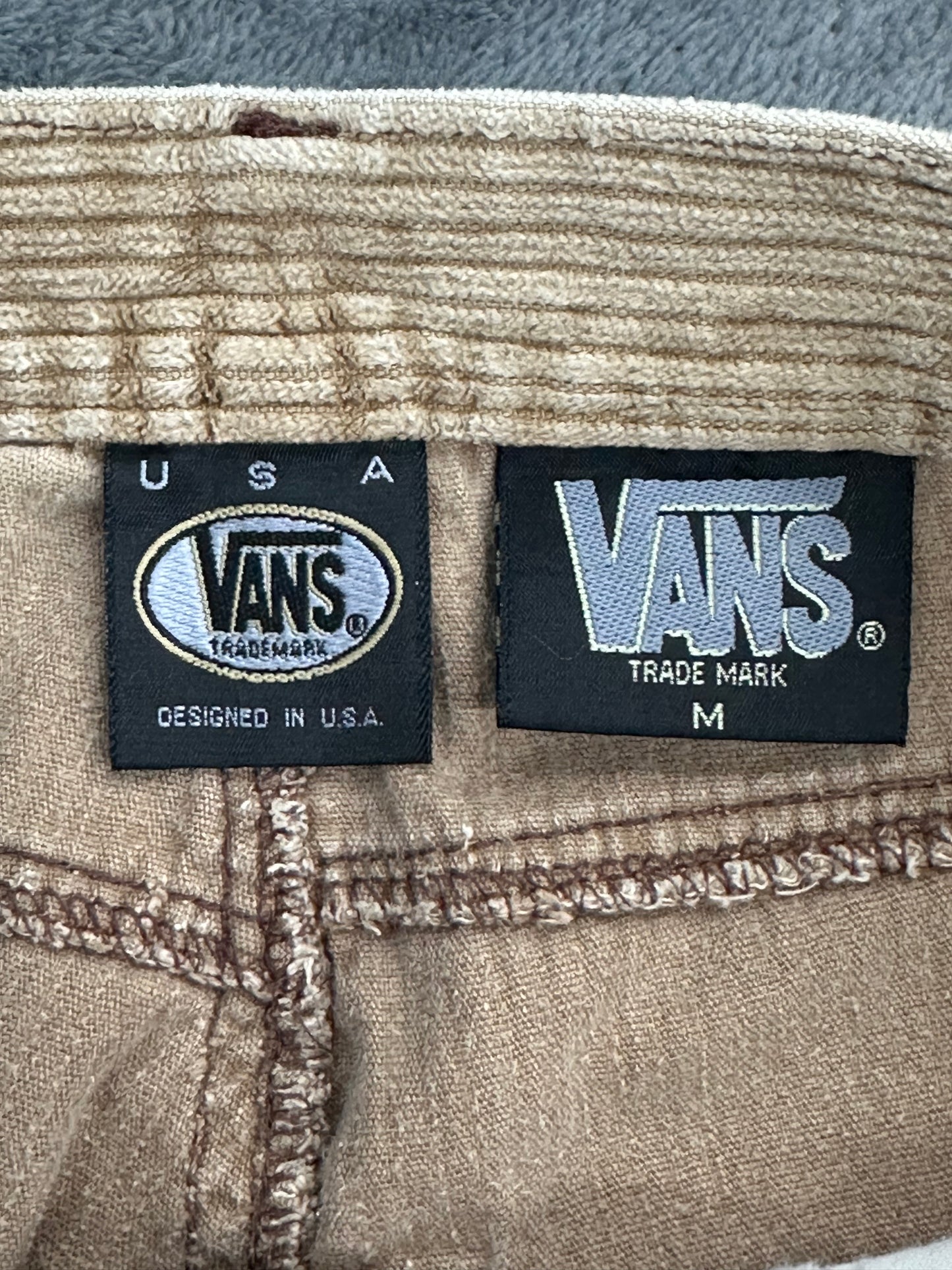 [M] 90s Vans Old Logo Corduroy Pants