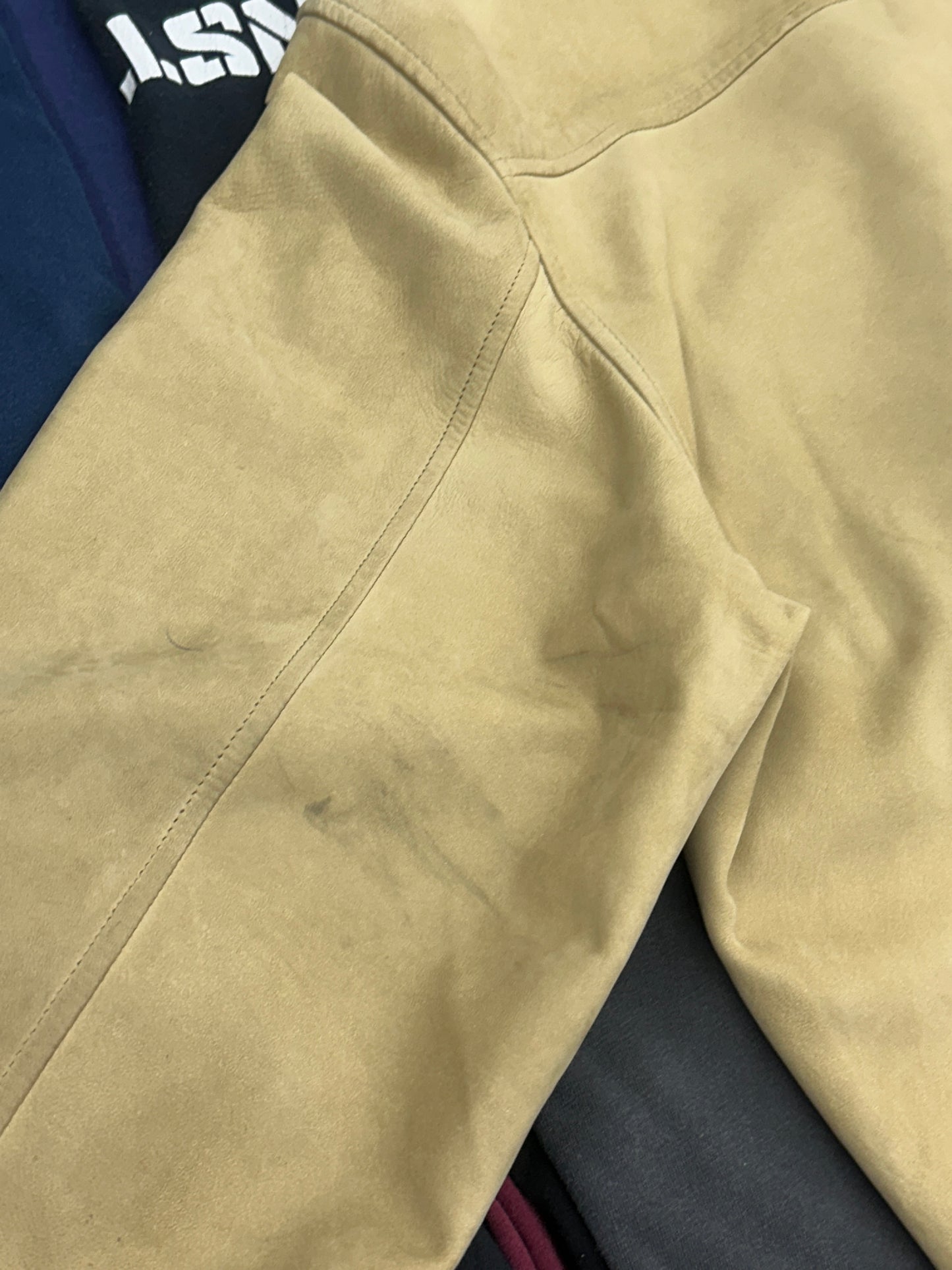 [XXL] 00s HUGO BOSS Suede Leather Bomber Jacket