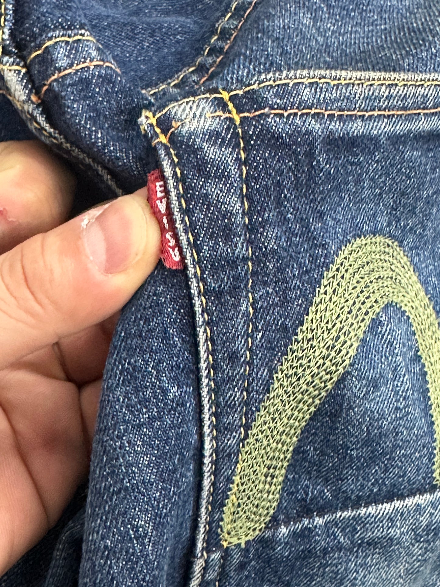 [38x35] 00s Evisu Selvedge Denim Pants